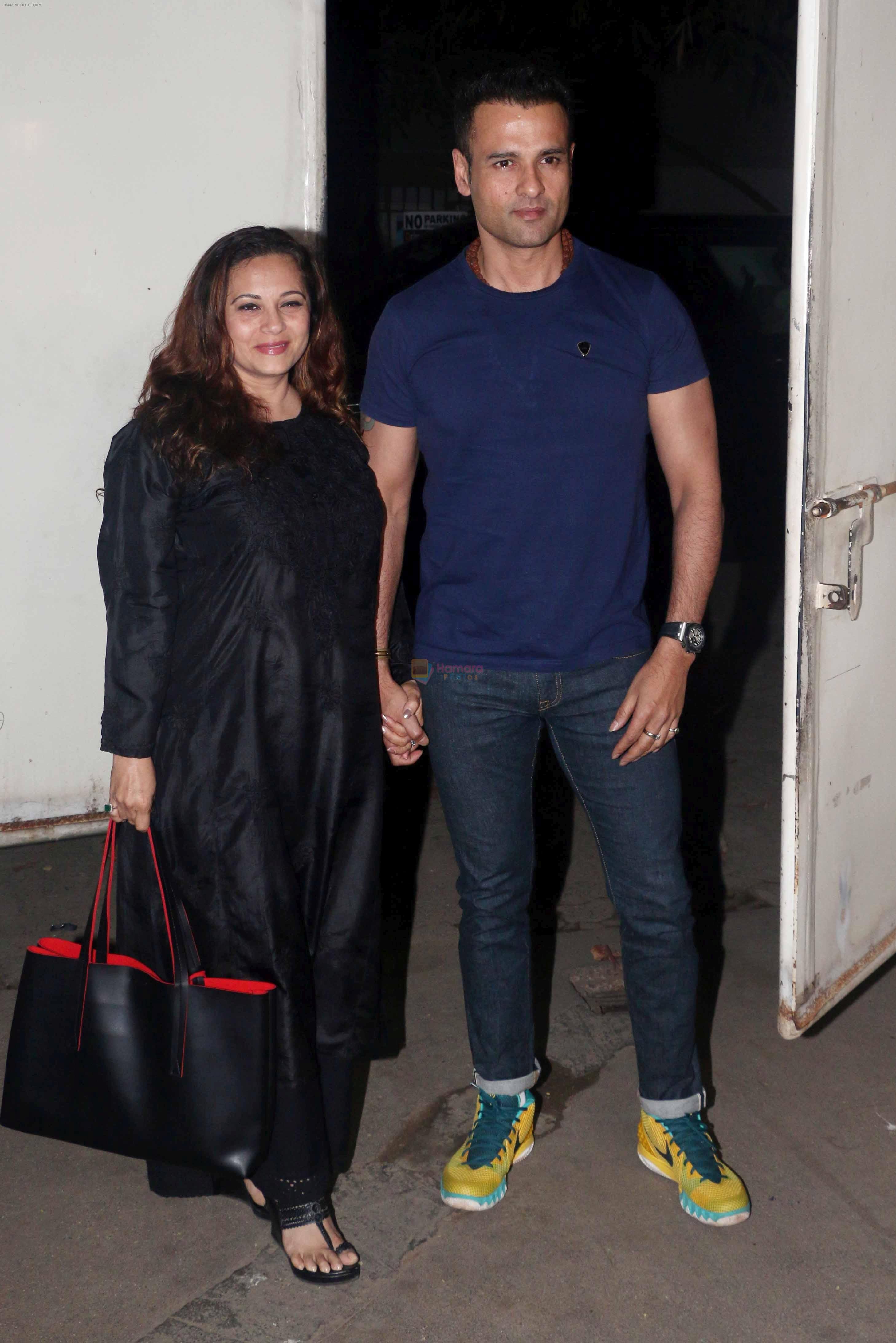 Rohit Roy, Manasi Joshi Roy at the Special Screening Of Film My Birtday Song on 16th Jan 2018