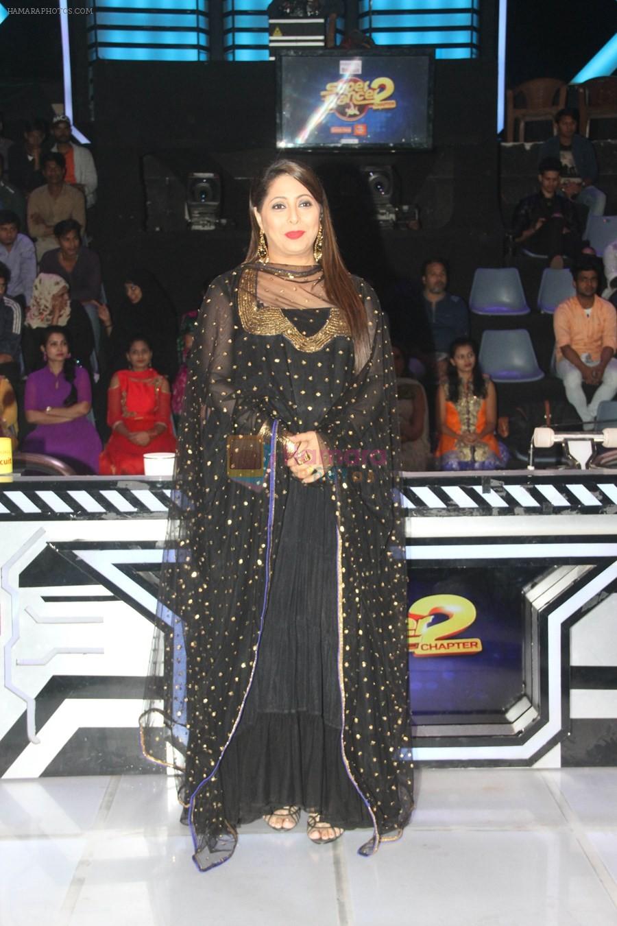Geeta Kapoor at Super Dancer Show On Location on 22nd Jan 2018