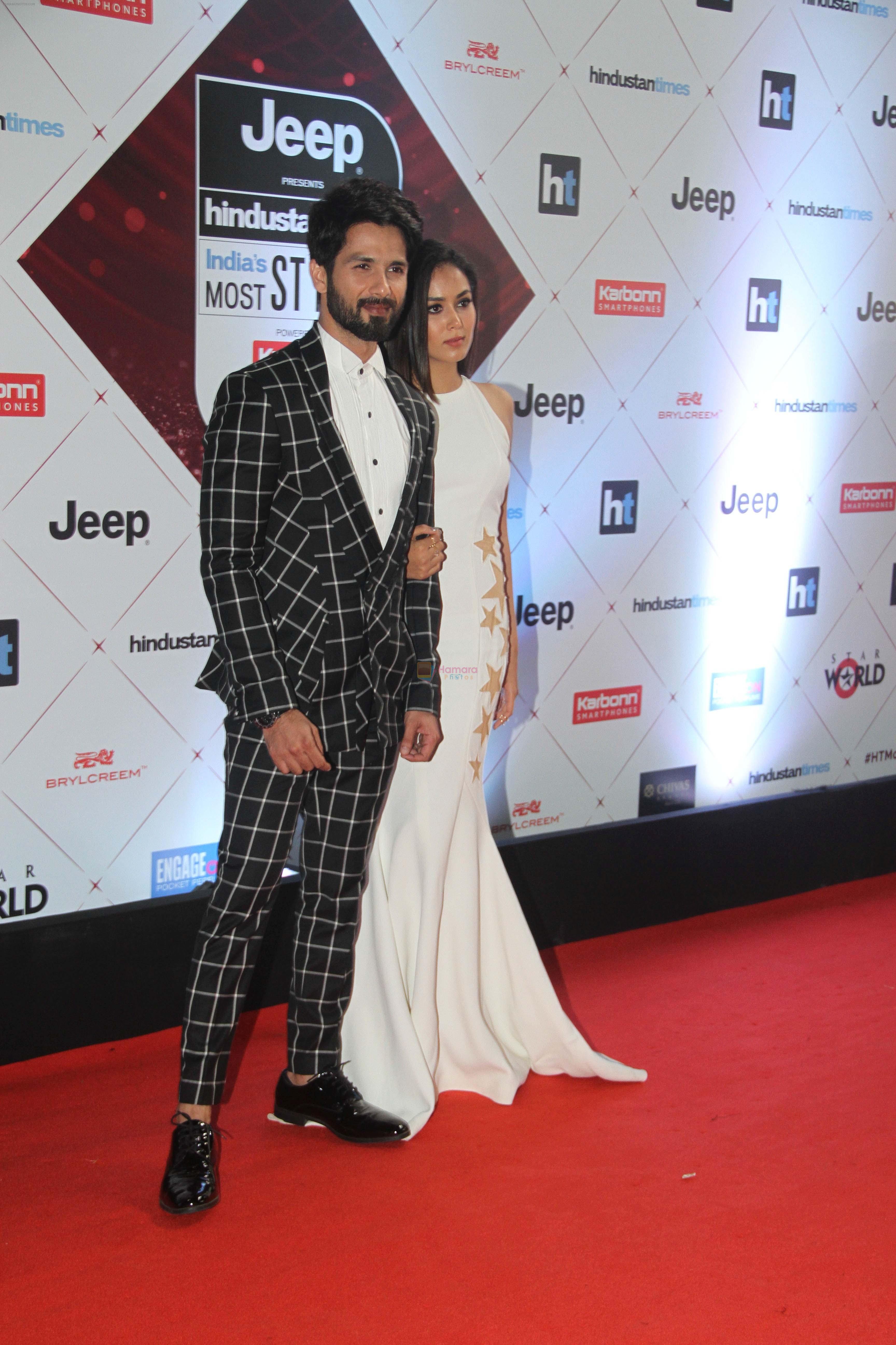 Shahid Kapoor at the Red Carpet Of Ht Most Stylish Awards 2018 on 24th Jan 2018