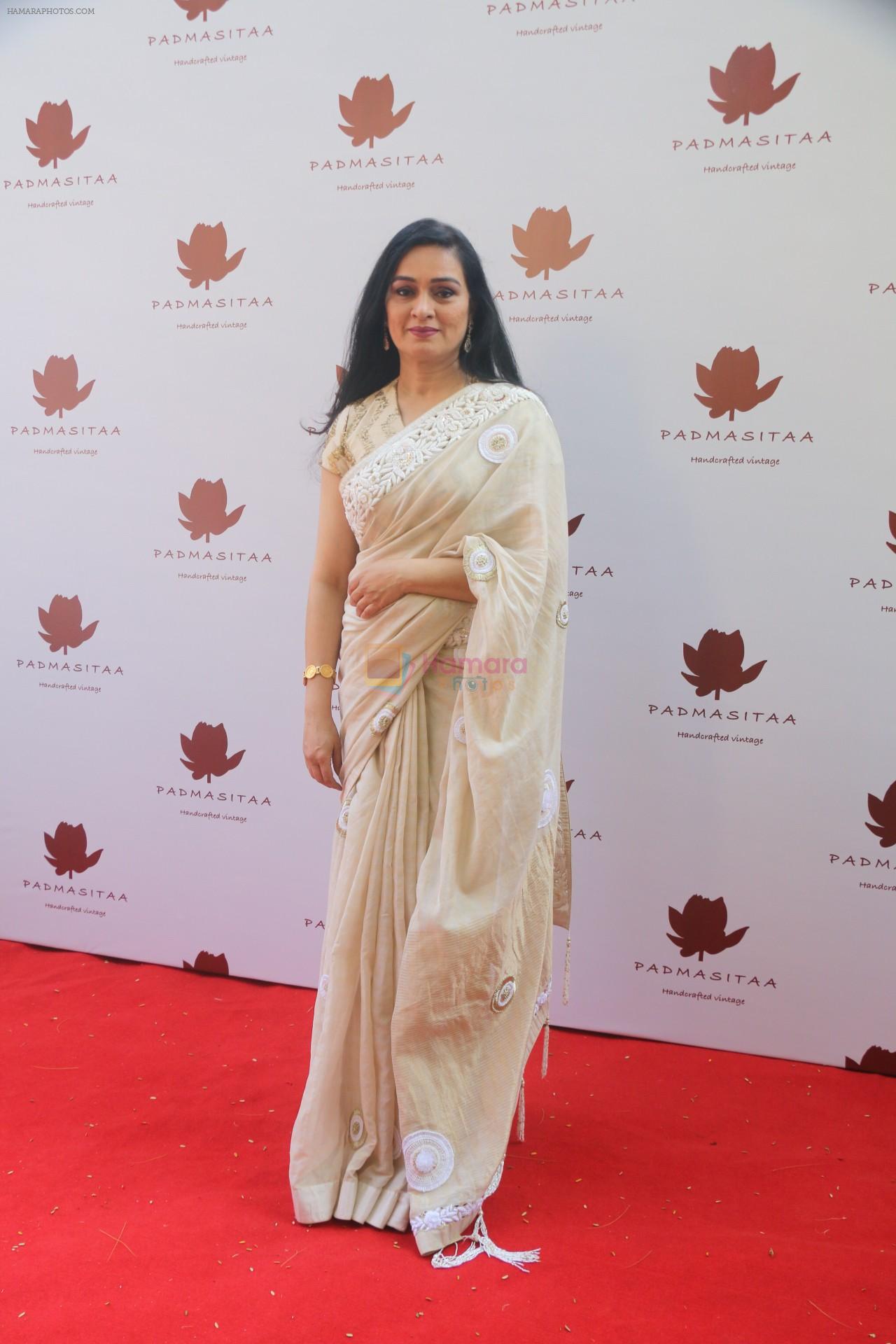 Padmini Kolhapure at the Special Event Of Padmasitaa,A Clothing Line Of Padmini Kolhapure And Sita Talwalkar in Riviera Garden on 25th Jan 2018