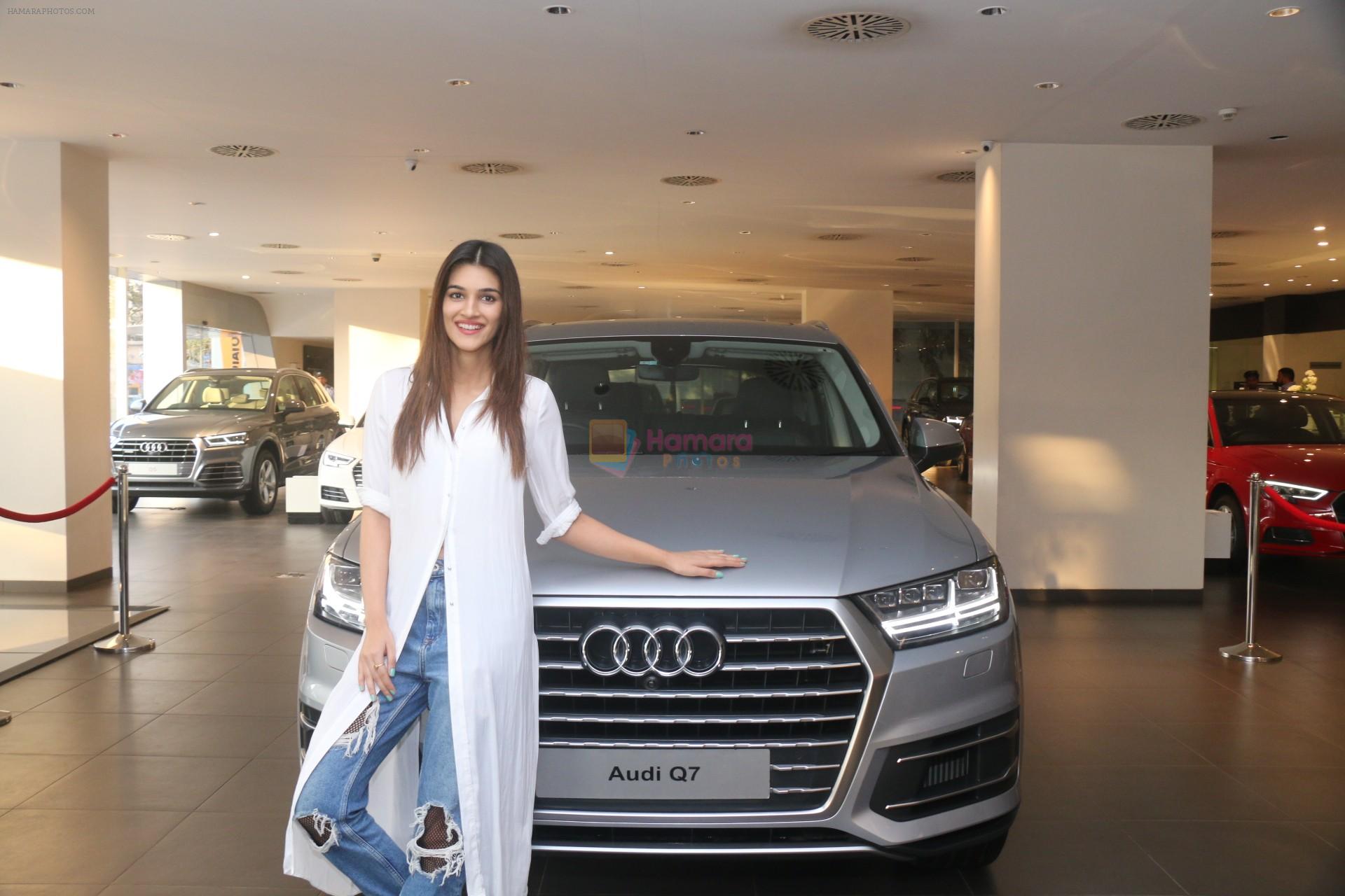 Kriti Sanon Taking The Delivery Of The Audi Q7 on 25th Jan 2018