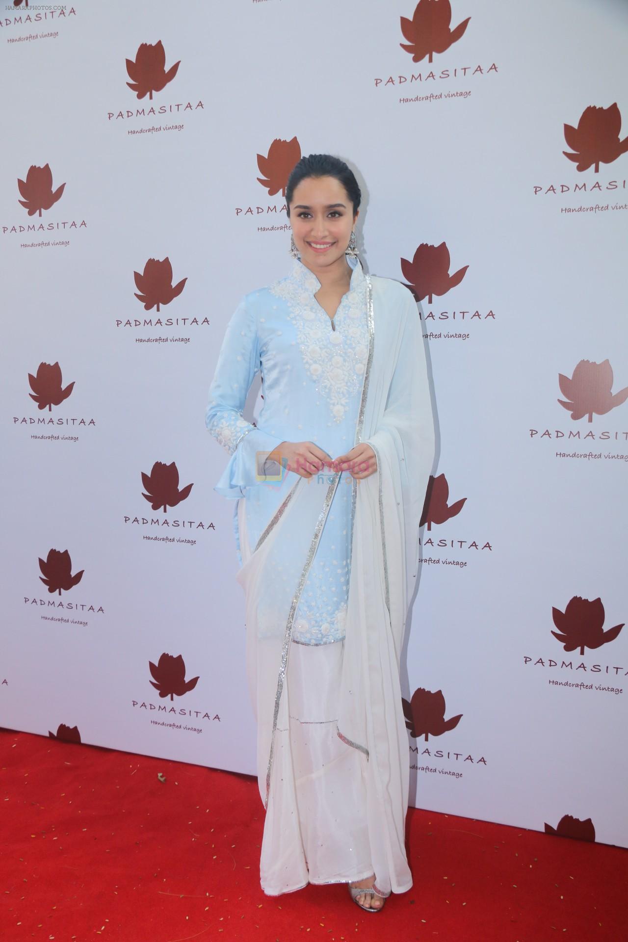Shraddha Kapoor at the Special Event Of Padmasitaa,A Clothing Line Of Padmini Kolhapure And Sita Talwalkar in Riviera Garden on 25th Jan 2018