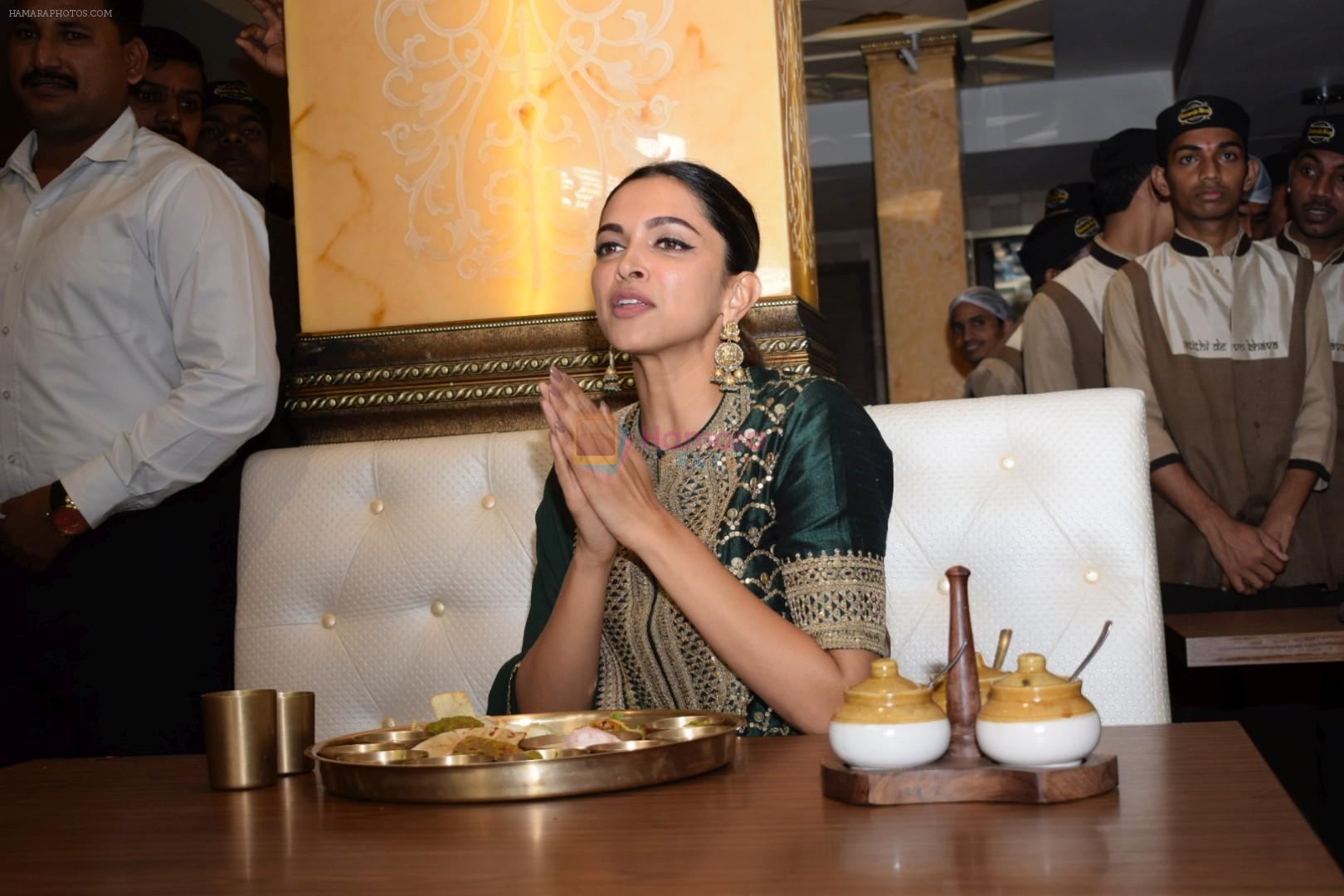 Deepika padukone at maharaja bhog hotel on 27th Jan 2018