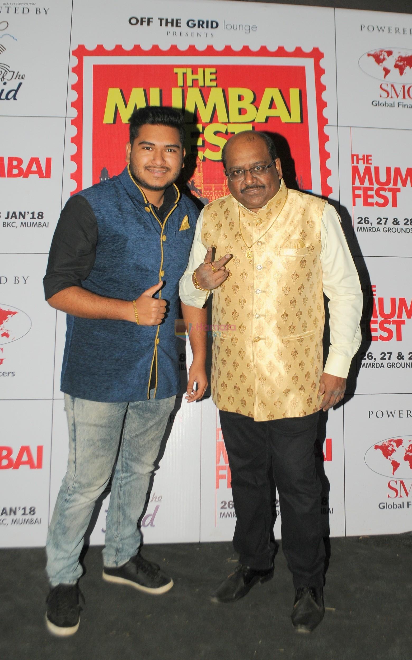 Ram Shankar with his Son during The Mumbai Fest 2018 on 27th Jan 2018