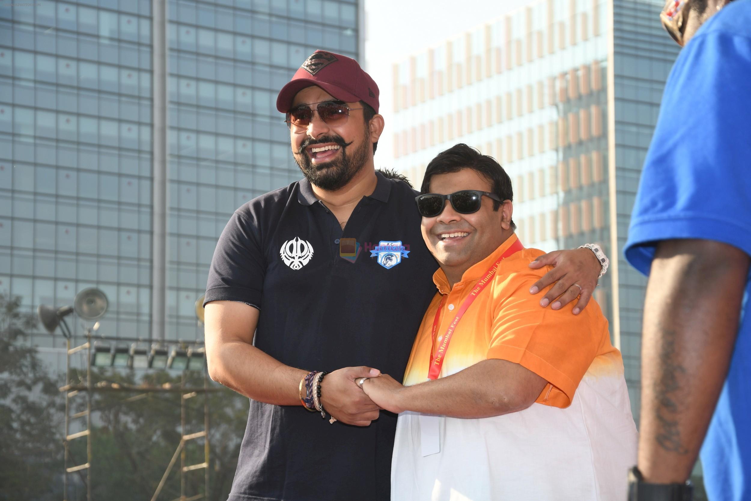 Ranvijay with Kiku Sharda during The Mumbai Fest 2018 on 27th Jan 2018