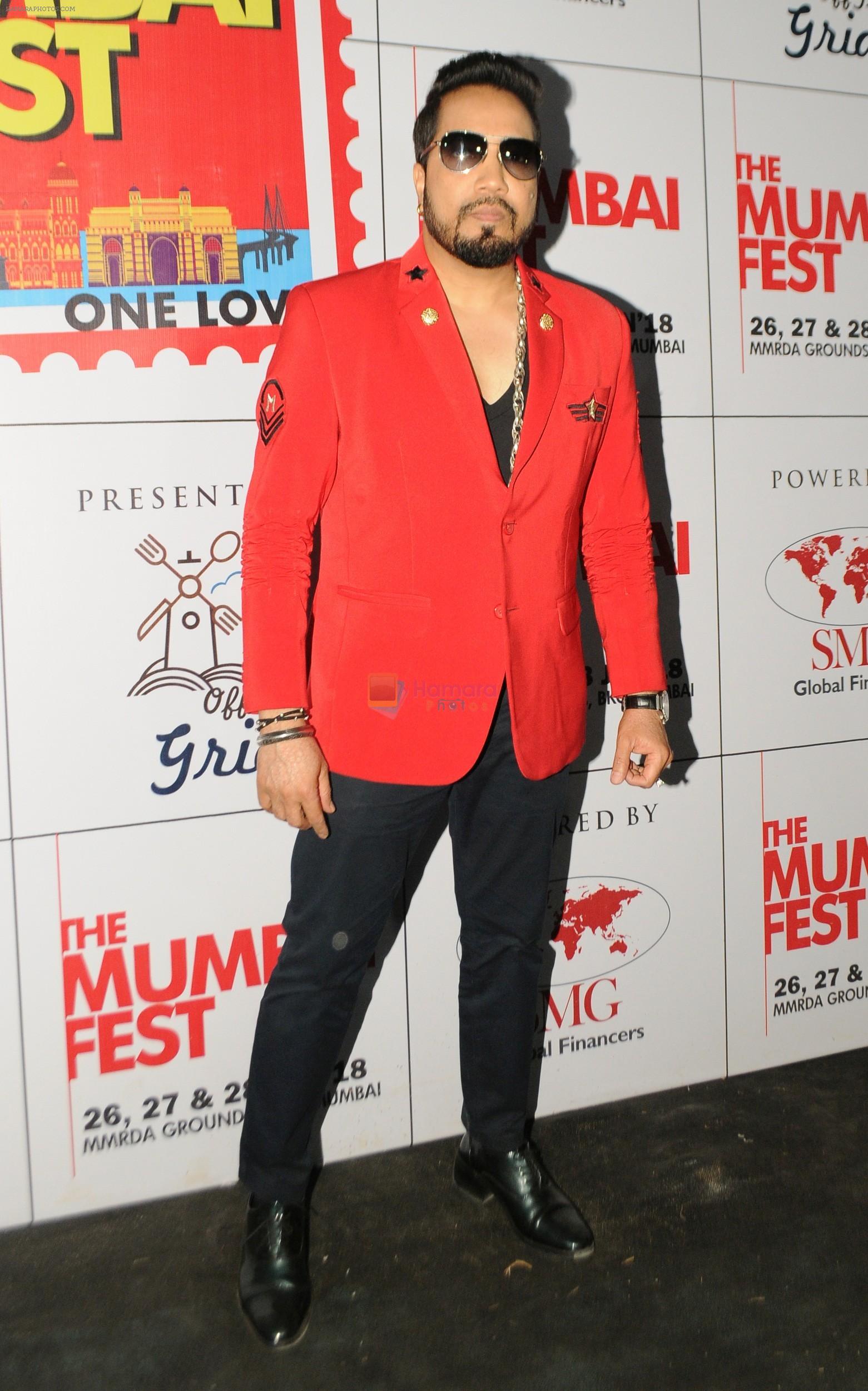 Mika Singh during The Mumbai Fest 2018 on 27th Jan 2018