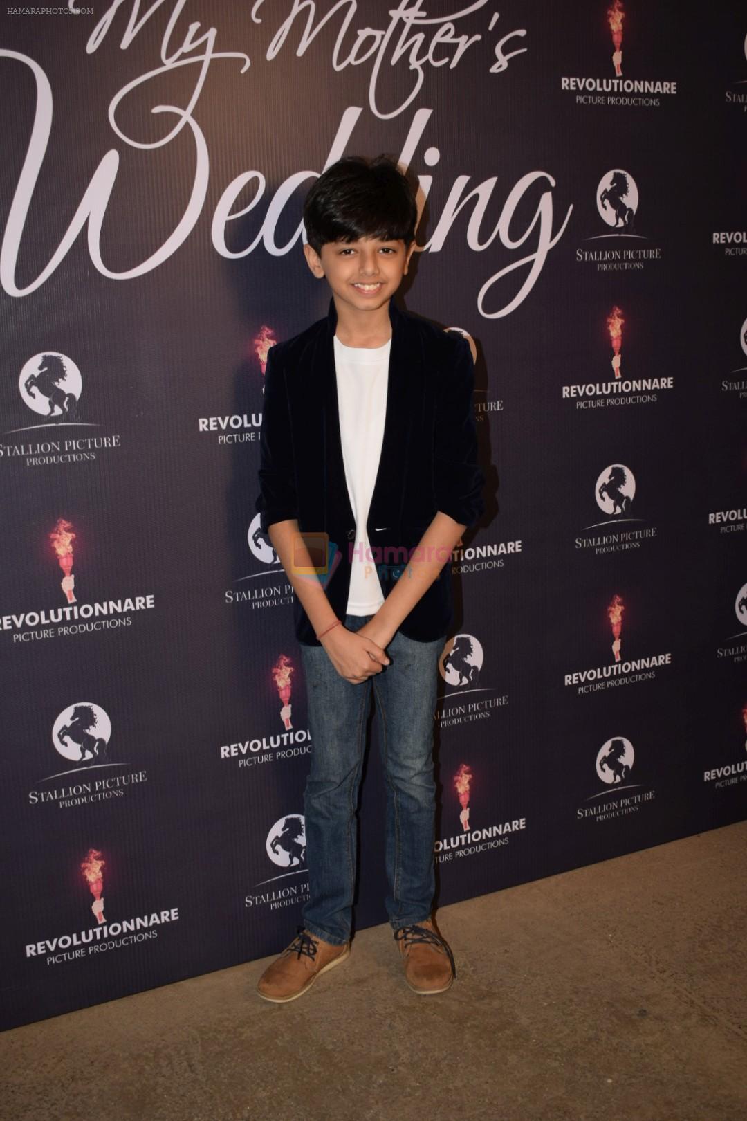 at the Screening Of Movie My Mothers Wedding on 28th Jan 2018
