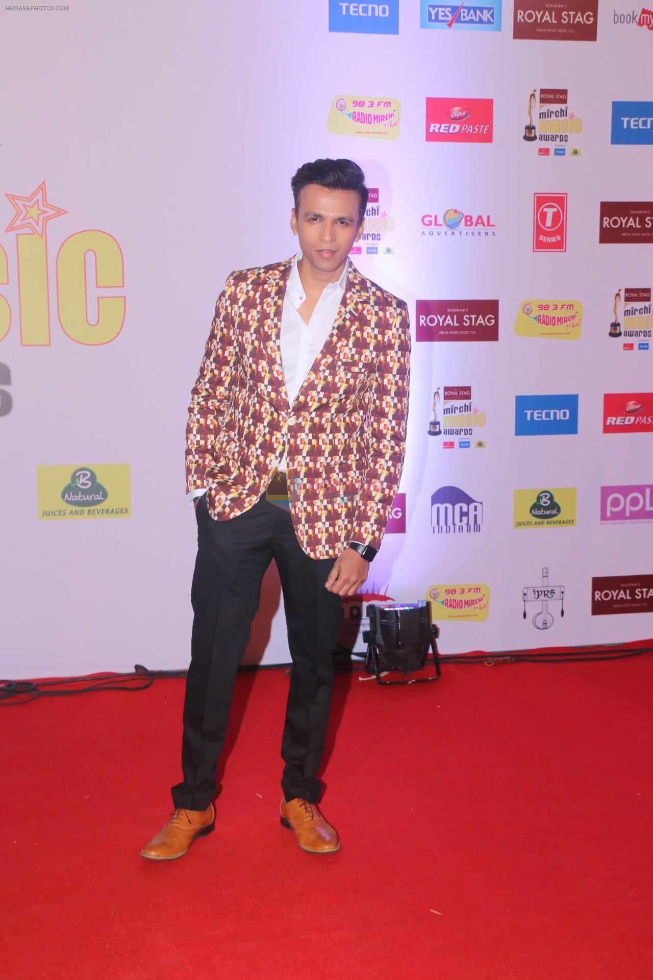 Abhijeet Sawant at Mirchi Music Awards in NSCI, Worli, Mumbai on 28th Jan 2018