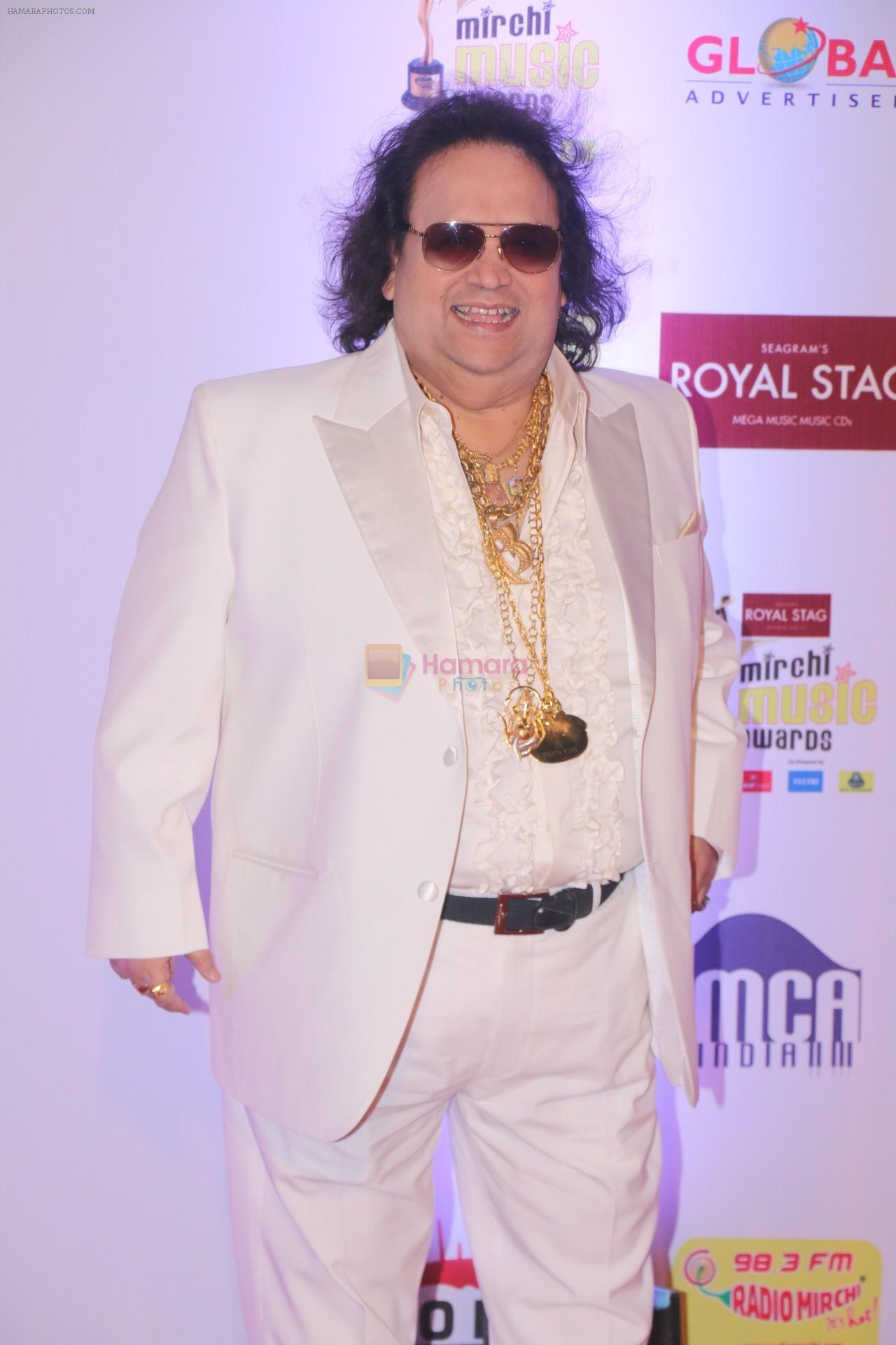 Bappi Lahiri at Mirchi Music Awards in NSCI, Worli, Mumbai on 28th Jan 2018