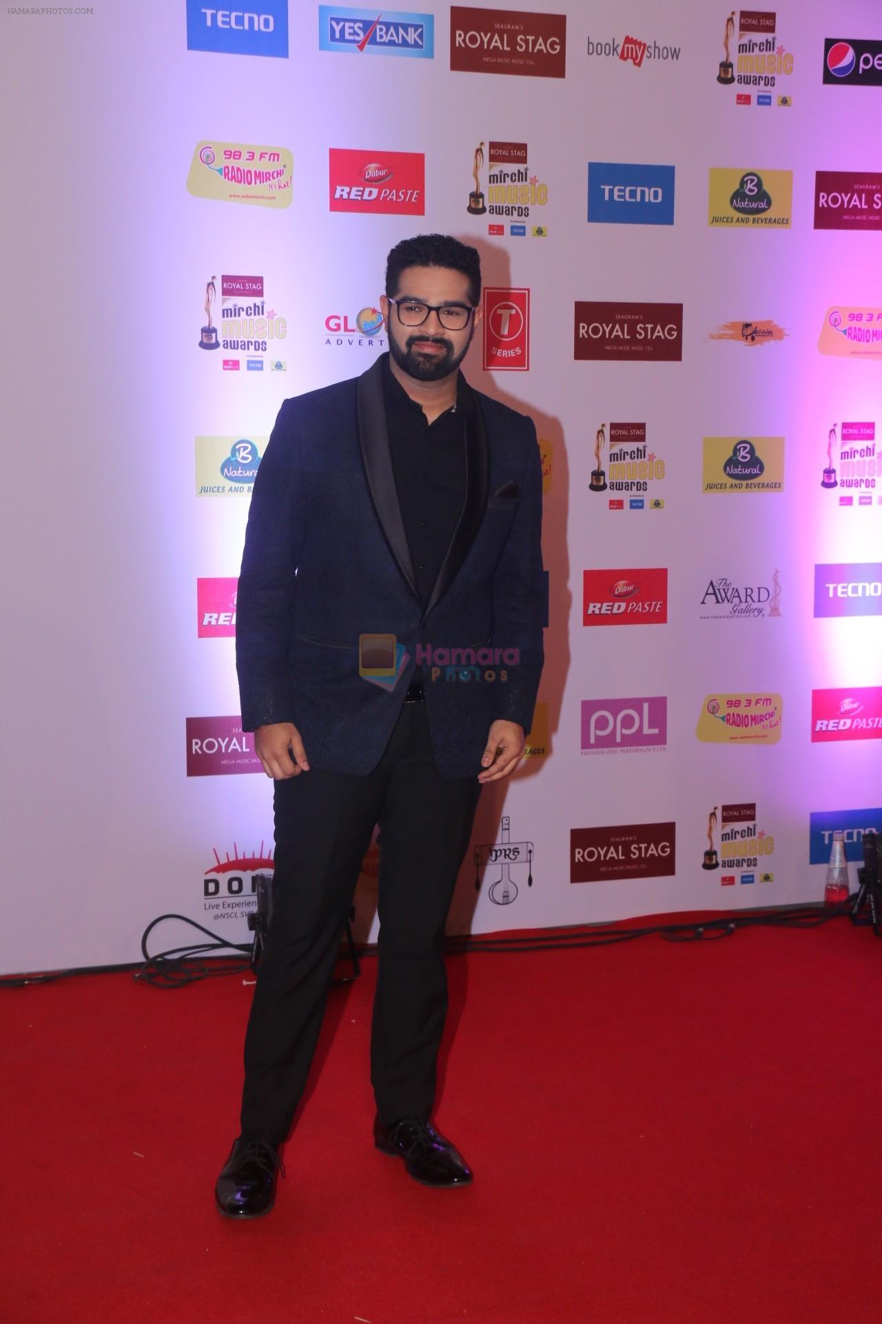 Siddharth Mahadevan at Mirchi Music Awards in NSCI, Worli, Mumbai on 28th Jan 2018