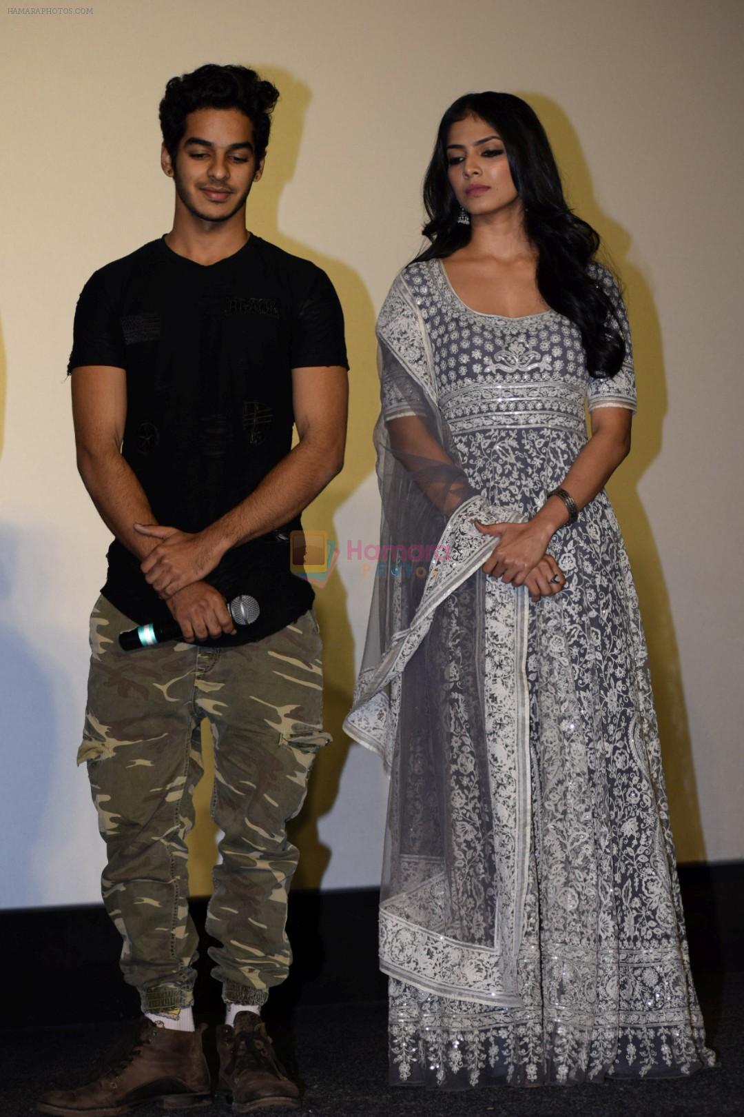 Ishaan Khatter, Malavika Mohanan at the Trailer launch of film Beyond the Clouds on 29th Jan 2018