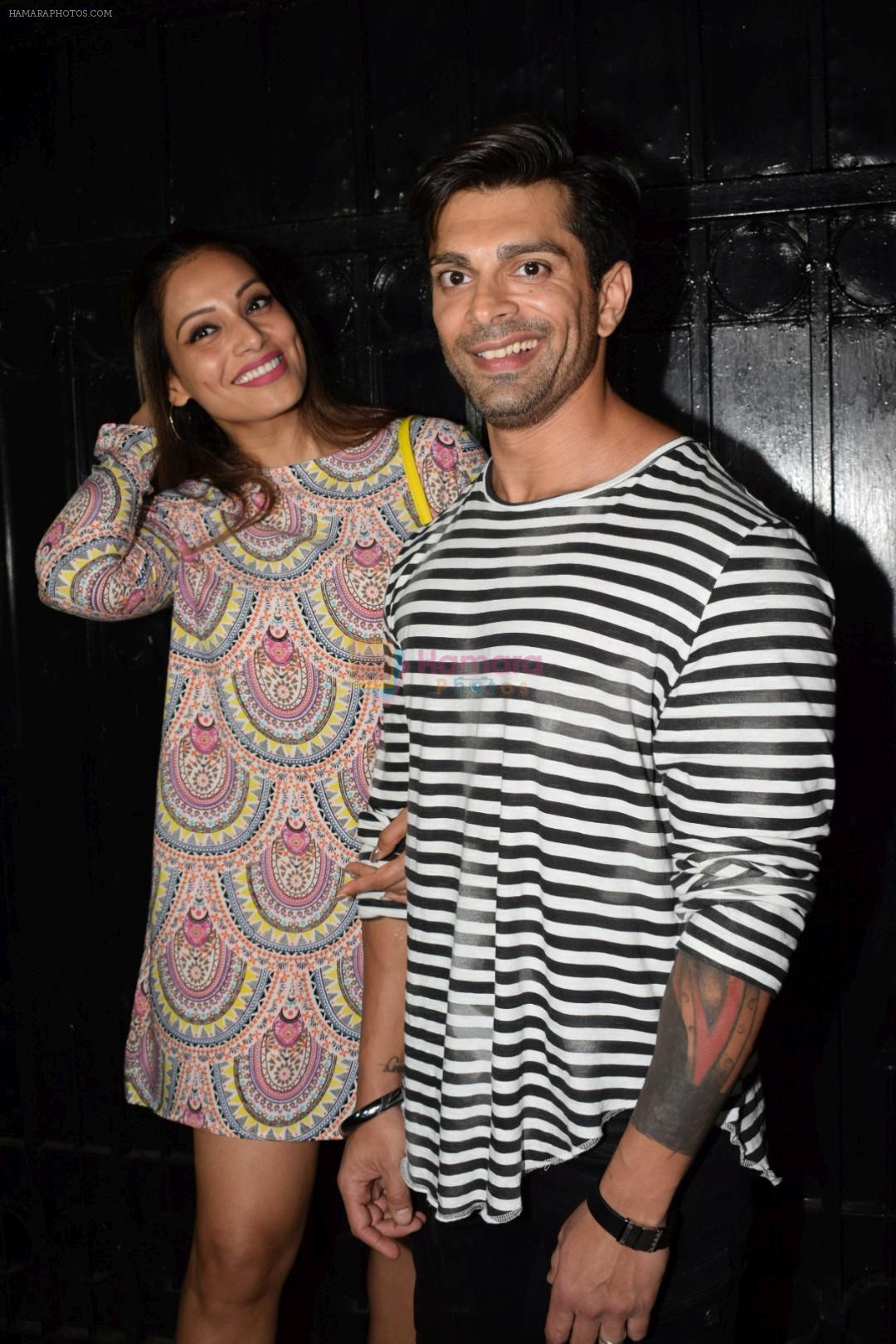 Bipasha Basu, Karan Singh Grover at Ekta Kapoor's party at her juhu home on 29th Jan 2018