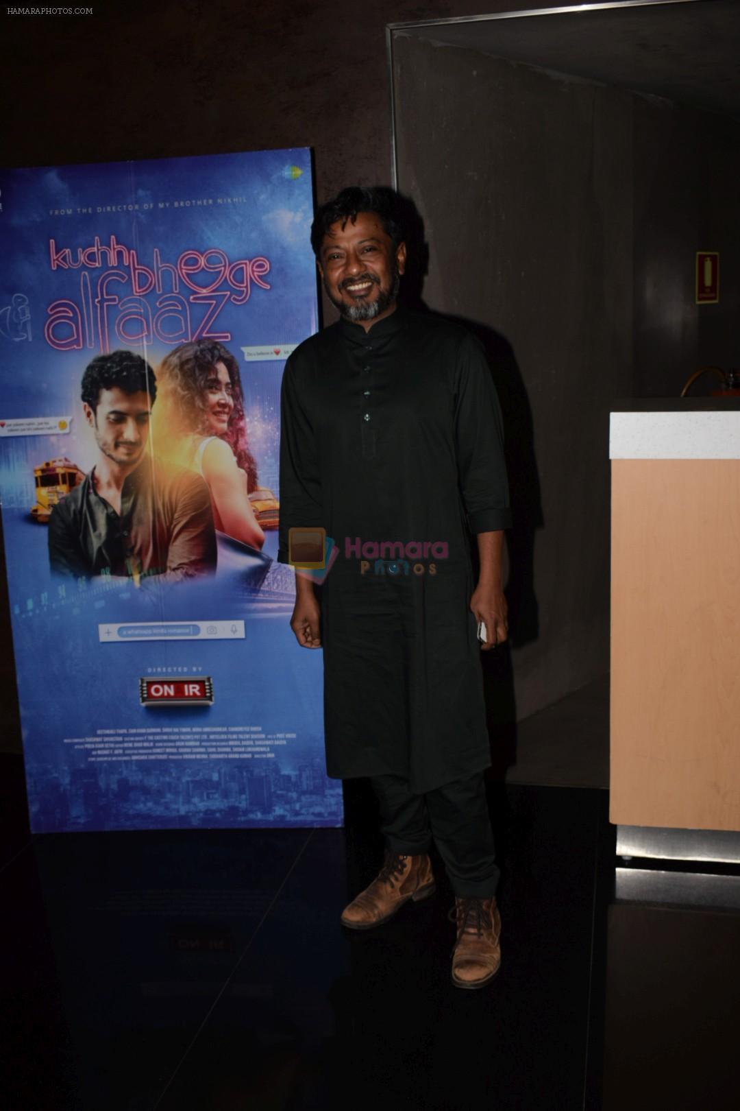 Onir at the Special Screening Of Movie Kuchh Bheege Alfaaz on 30th Jan 2018