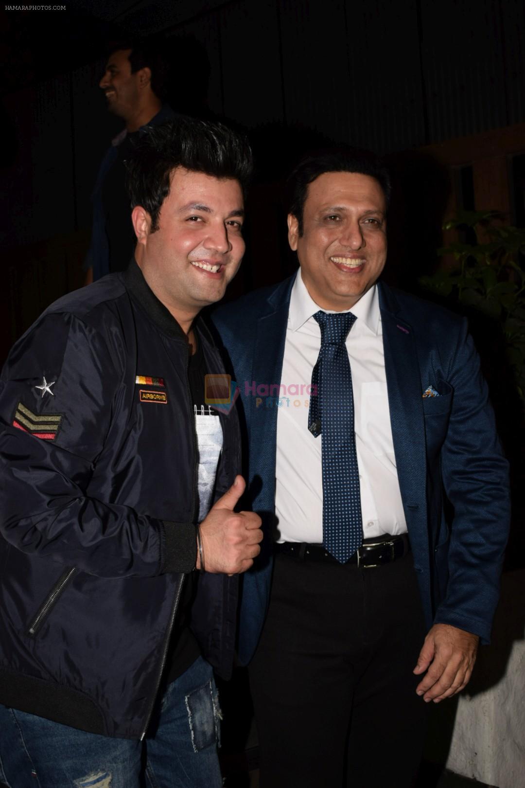 Govinda at Actor Varun Sharma Birthday Party on 4th Feb 2018