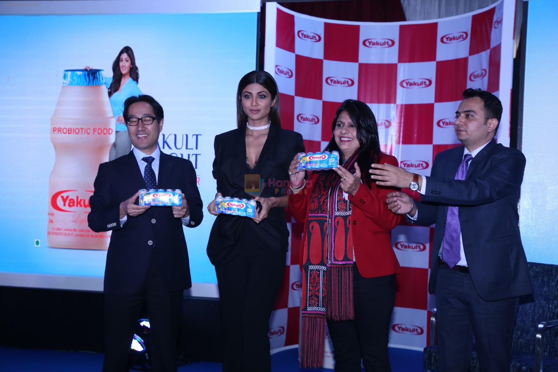 Shilpa Shetty unveil new Yakult Light product by Azhar Khan in Novotel on 8th Feb 2018