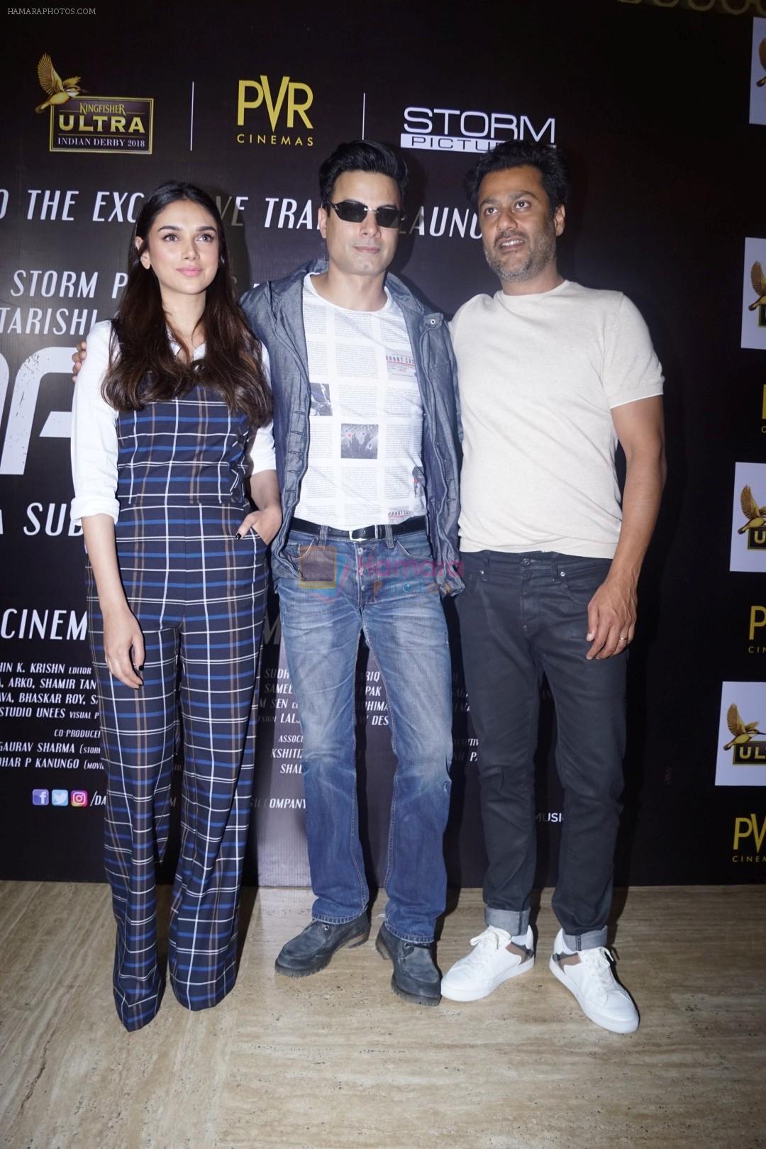 Aditi Rao Hydari, Rahul Bhat,Abhishek Kapoor At Trailer Launch Of Film Daas Dev on 14th Feb 2018