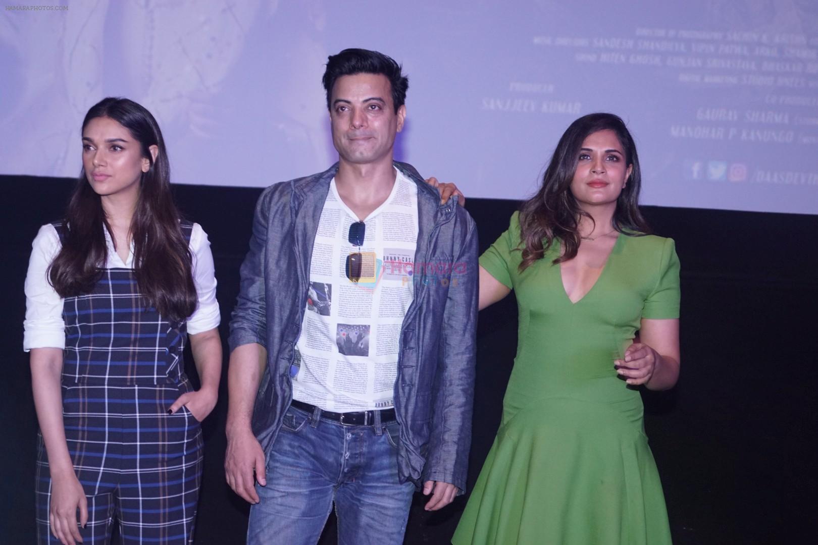 Richa Chadda, Rahul Bhat, Aditi Rao Hydari At Trailer Launch Of Film Daas Dev on 14th Feb 2018