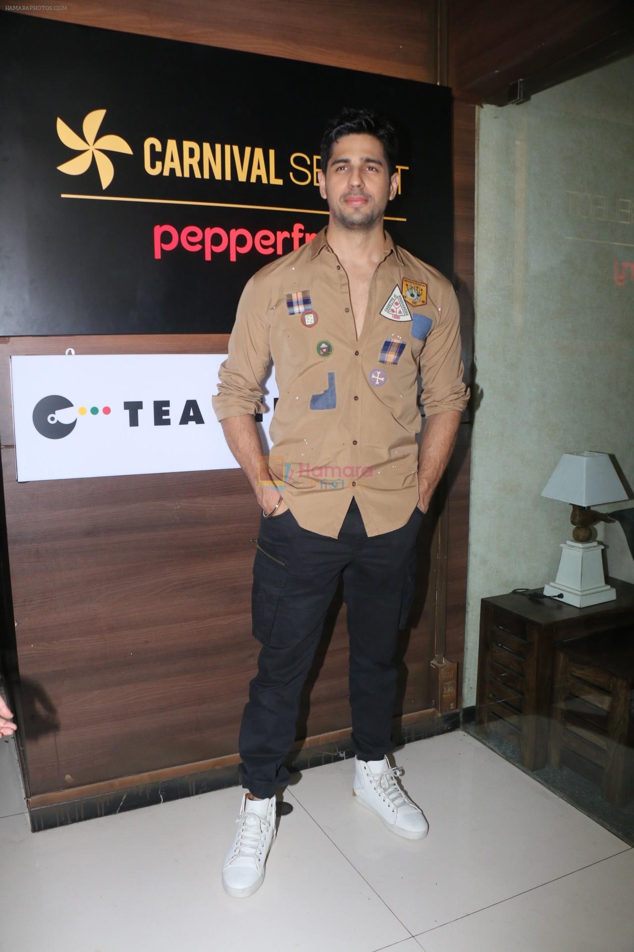 Sidharth Malhotra at the launch of Carnival cinema Lounge in carnival cinema, Andheri on 16th Feb 2018