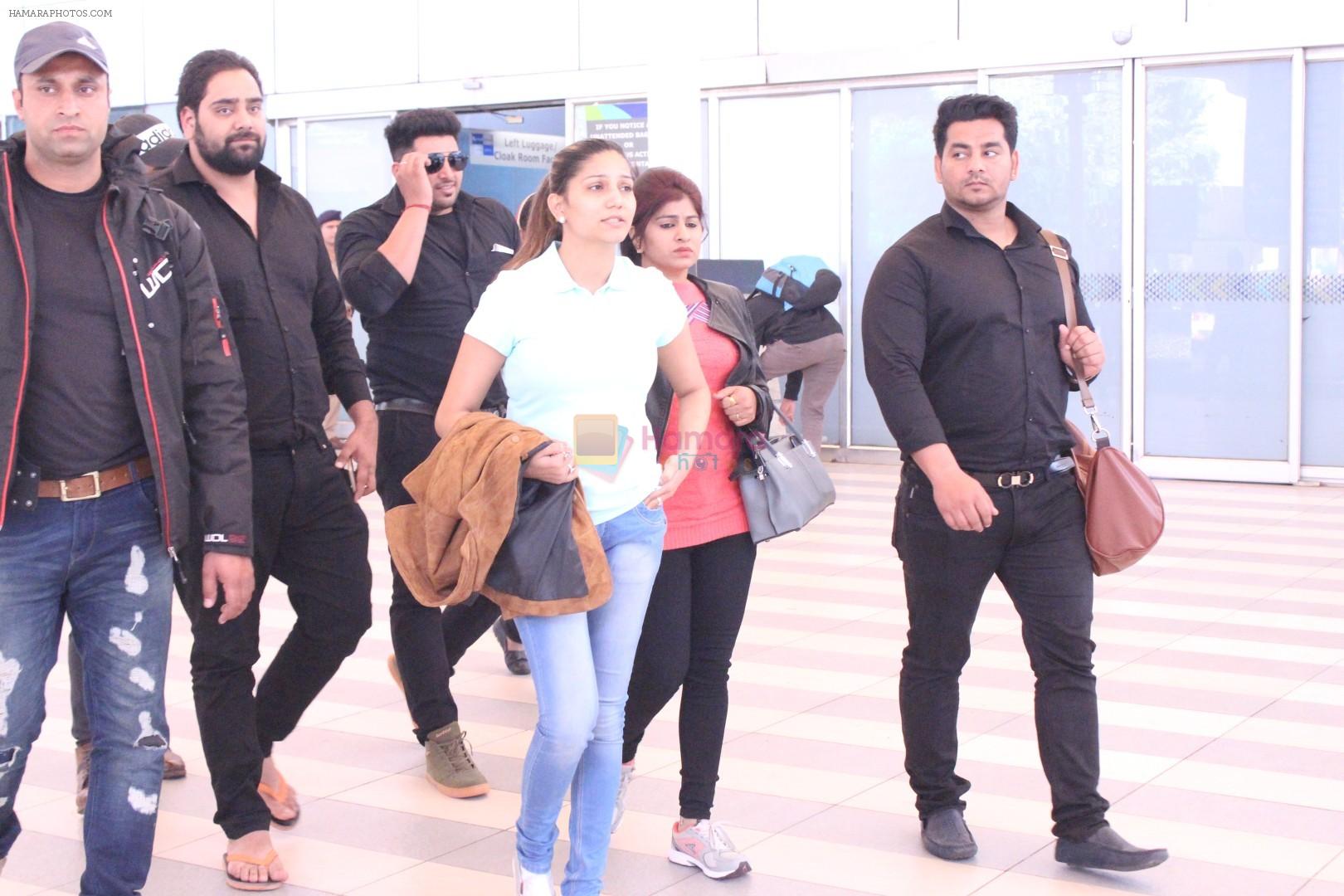 Sapna Chowdhary Spotted at Airport on 17th Feb 2018