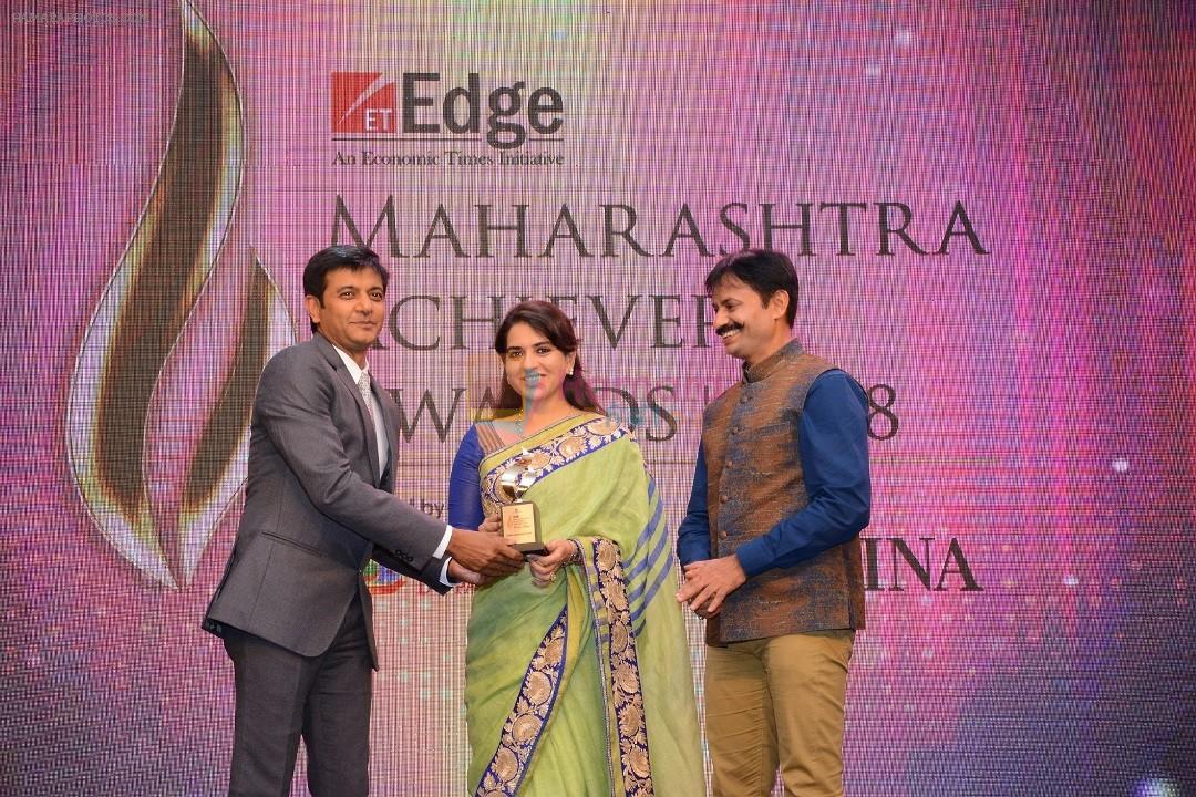 Shaina NC at ET Edge Maharashtra Achievers Awards 2018