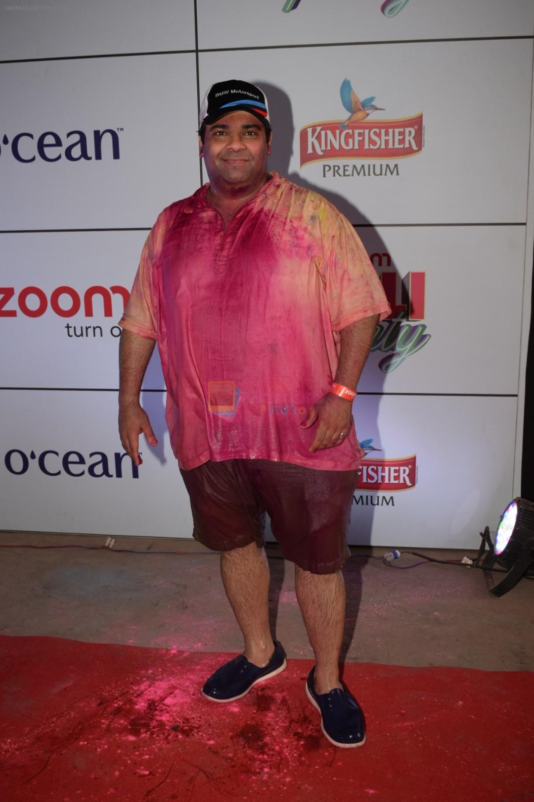 Kkiku Sharda at Zoom Holi Party at Oshiwara in mumbai on 2nd March 2018