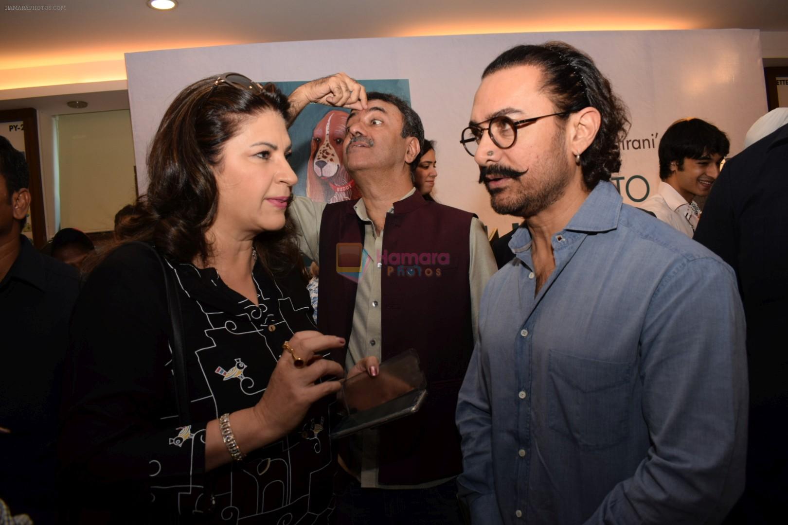 Aamir Khan at the book launch of Manjeet Hirani's book titled _How to be Human - Life lessons by Buddy Hirani_ in Title Waves, Bandra, Mumbai on 5th March 2018