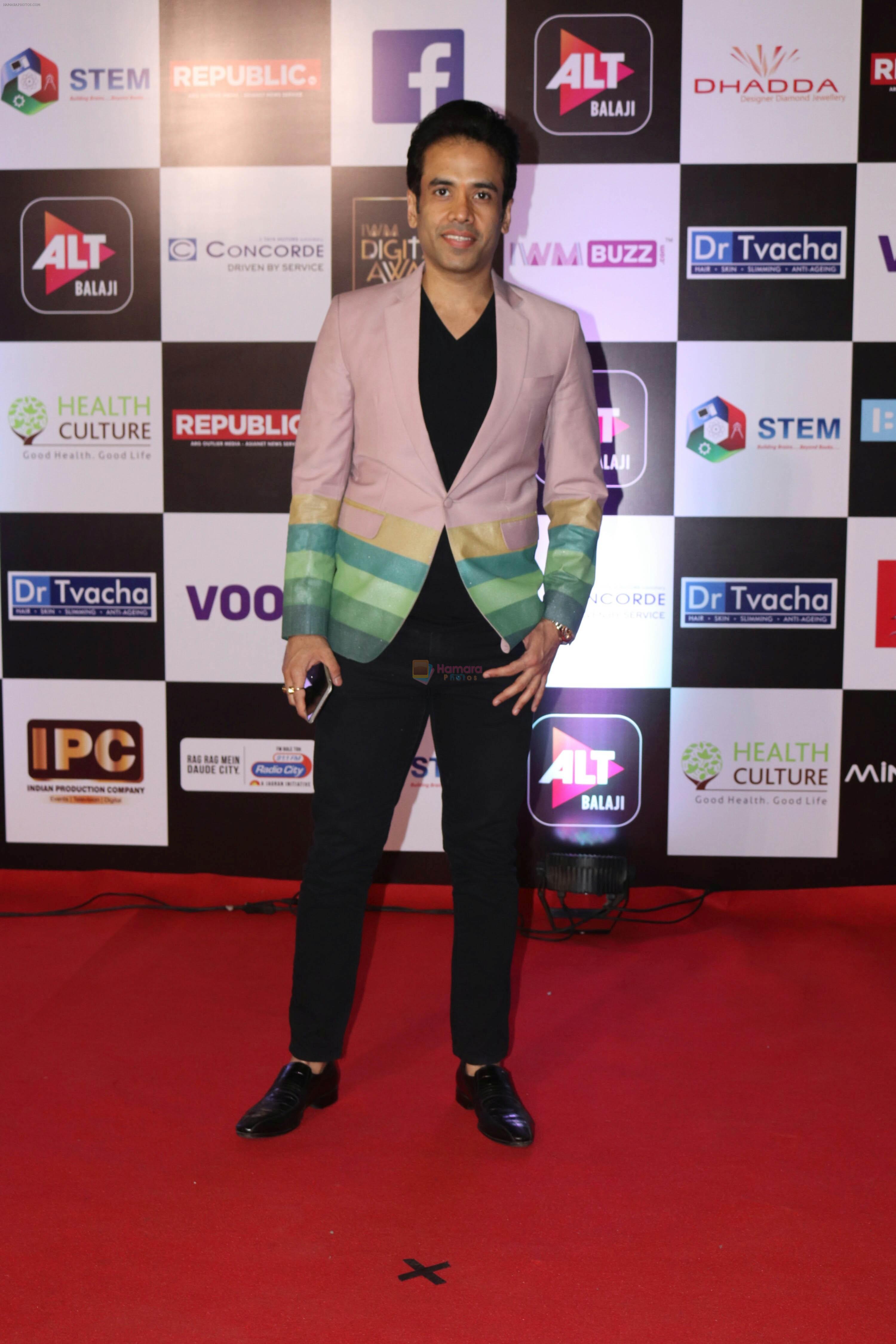 Tusshar Kapoor Attend Digital Awards Function on 10th March 2018