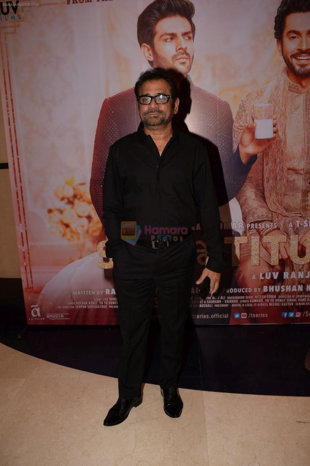 Anees Bazmee at the Success Party Of Film Sonu Ke Titu Ki Sweety on 12th March 2018