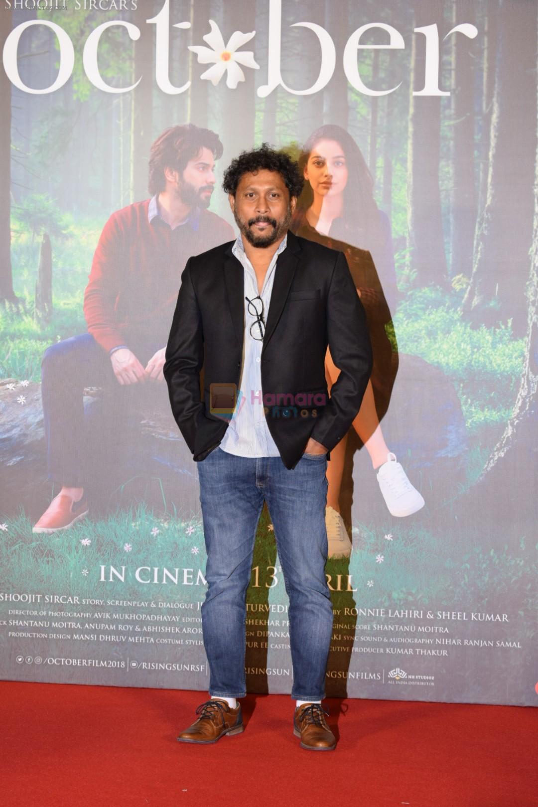 Shoojit Sircar at the Trailer launch of film October in pvr juhu, mumbai on 12th March 2018