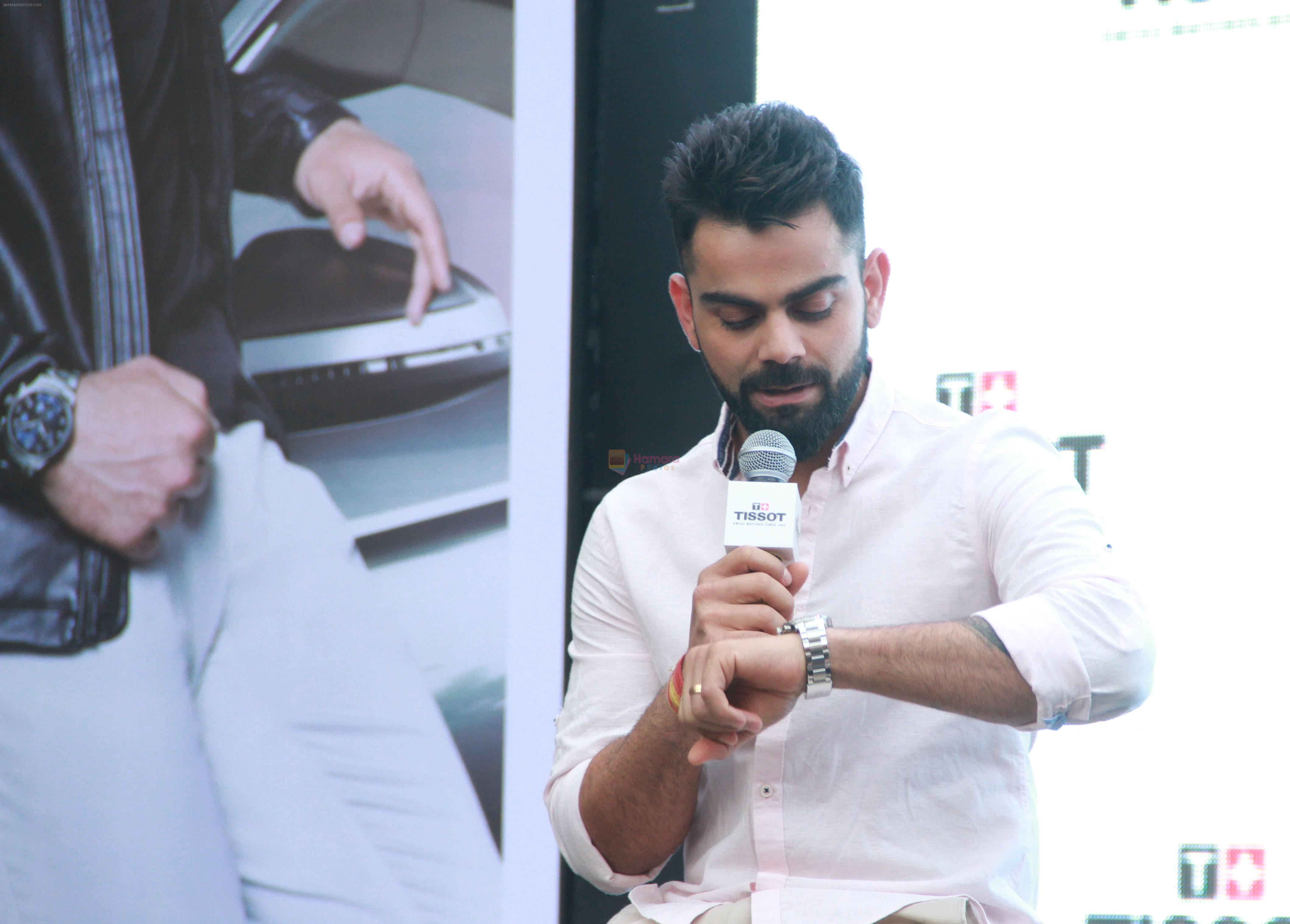 Virat Kohli at the Opening Of New Boutique Tissot An Swiss Watch Brand In Mumbai on 13th March 2018