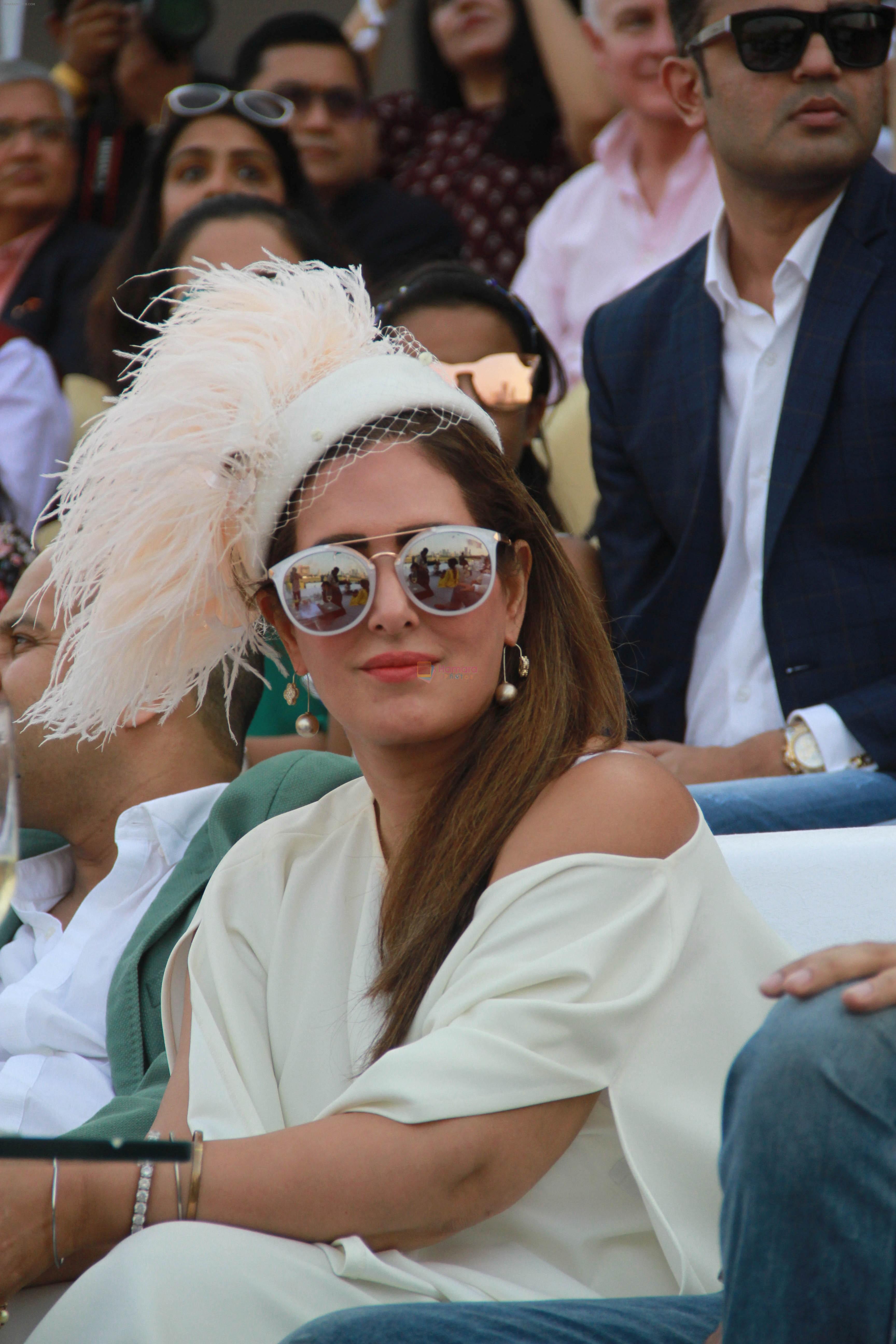 Pria Kataria Puri at Millionaire Asia Polo Cup in Racecourse mahalaxmi, mumbai on 18th March 2018