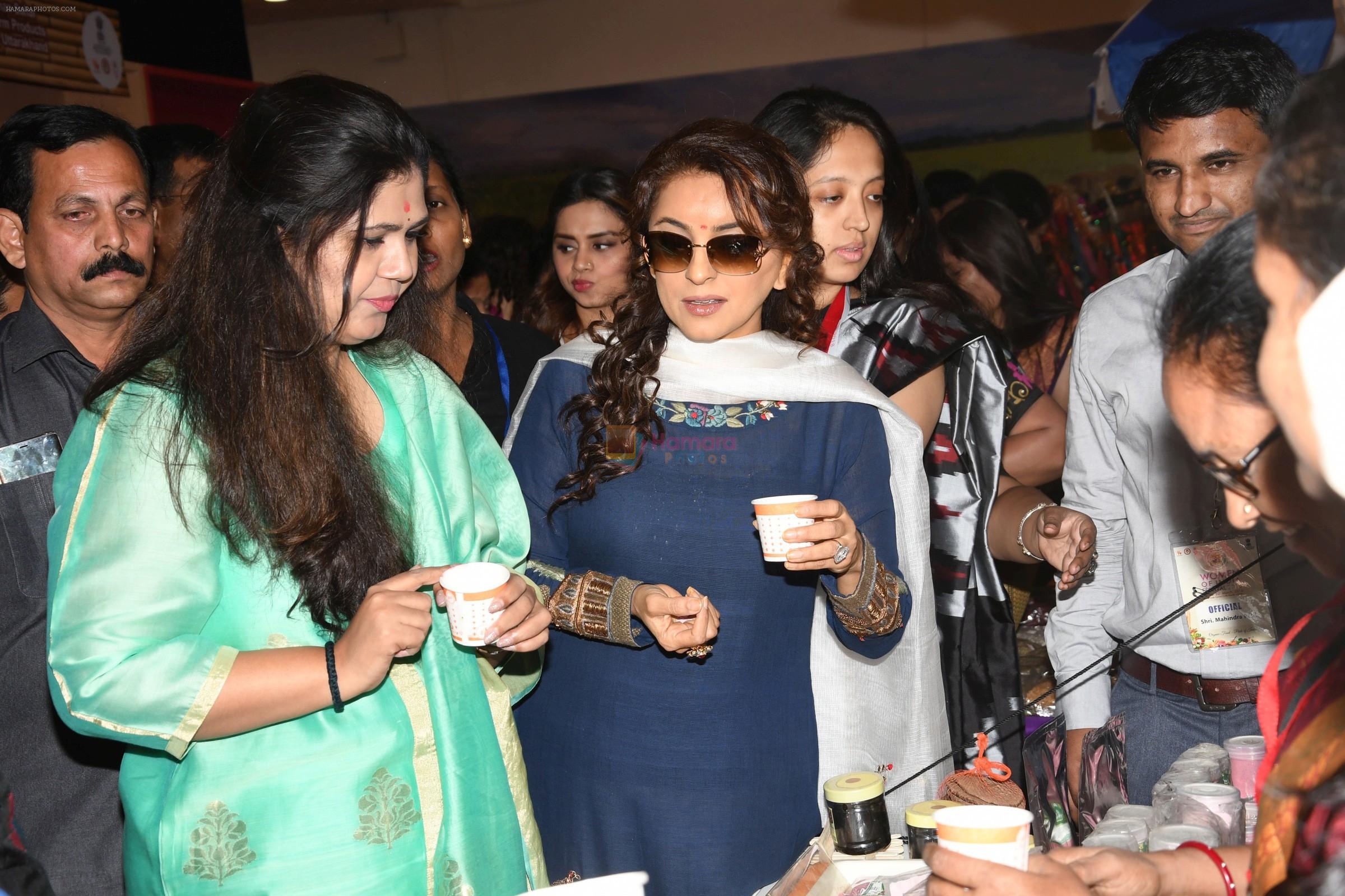Juhi Chawla At the Opening Of Women Of India Organic Festival on 18th March 2018