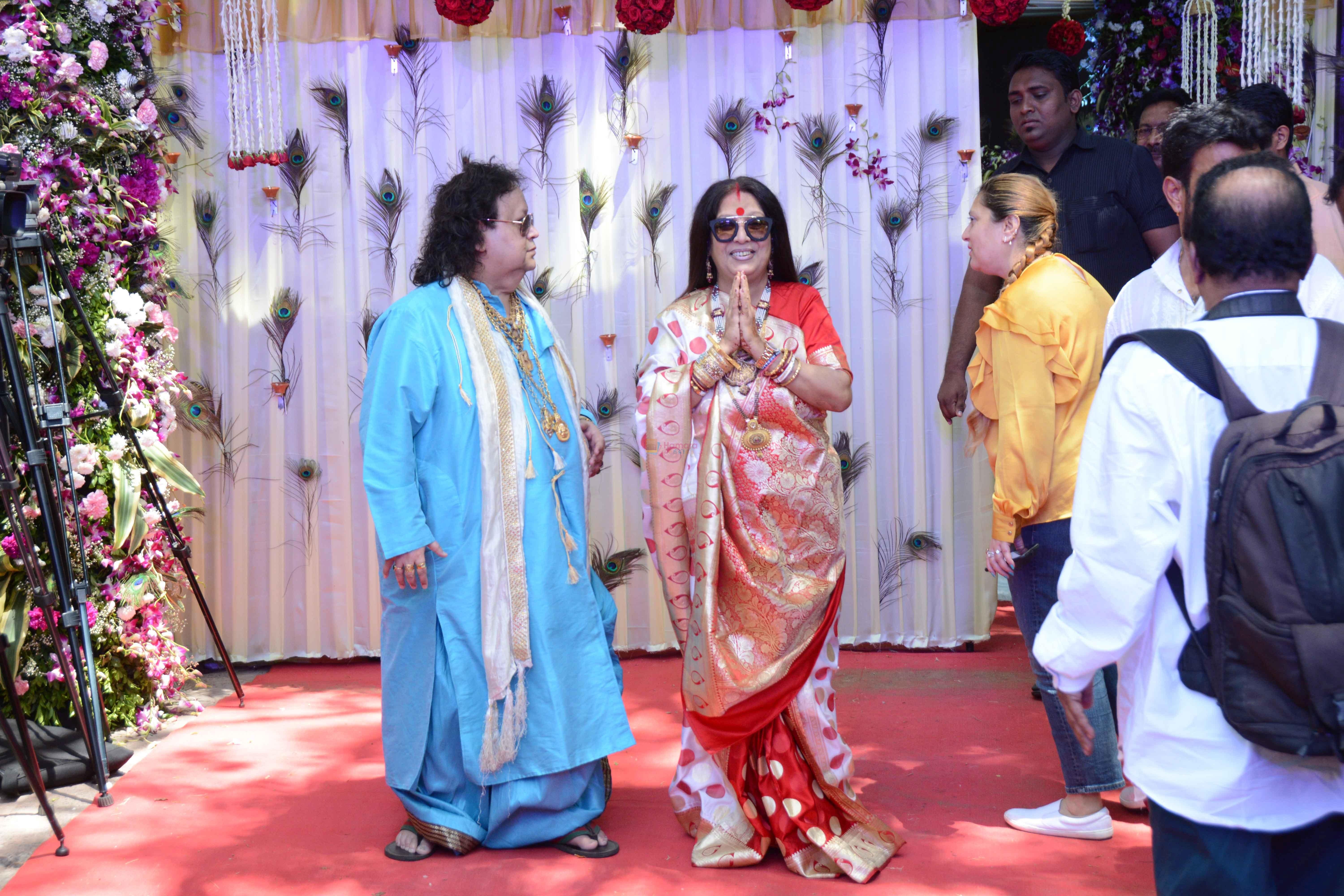 Bappi Lahiri at The auspicious occasion of Annaprasanna on 22nd March 2018