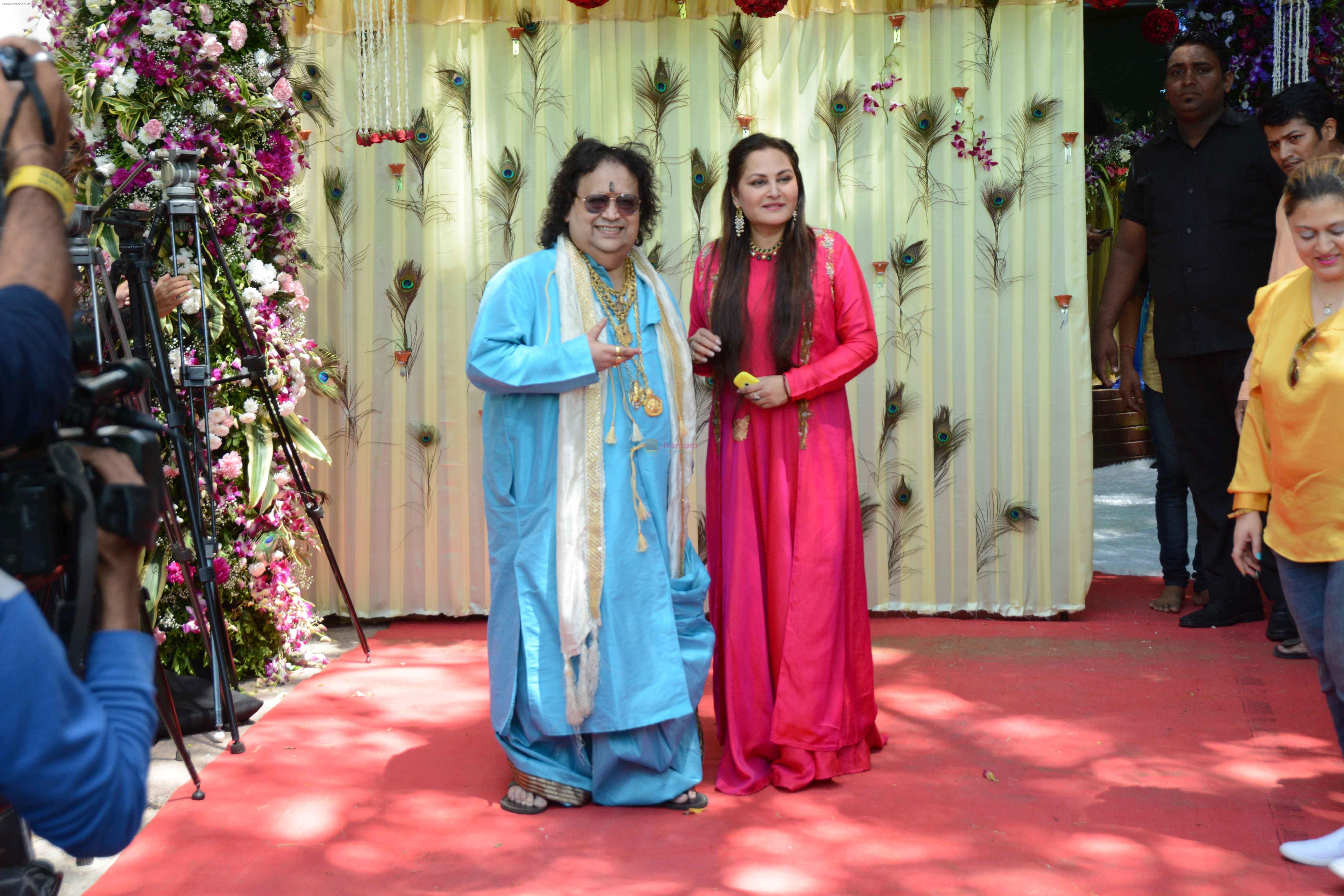 Jaya Prada Bappi Lahiri at The auspicious occasion of Annaprasanna on 22nd March 2018