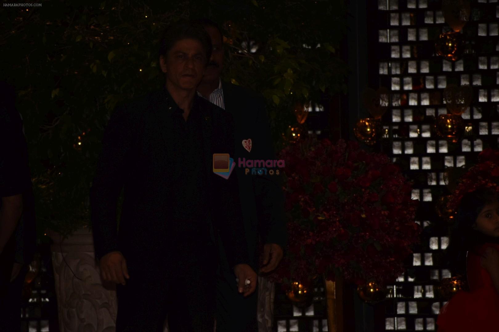 Shah Rukh Khan at  the engagement party of Akash Ambani & Shloka Mehta in Ambani Residence on 26th March 2018