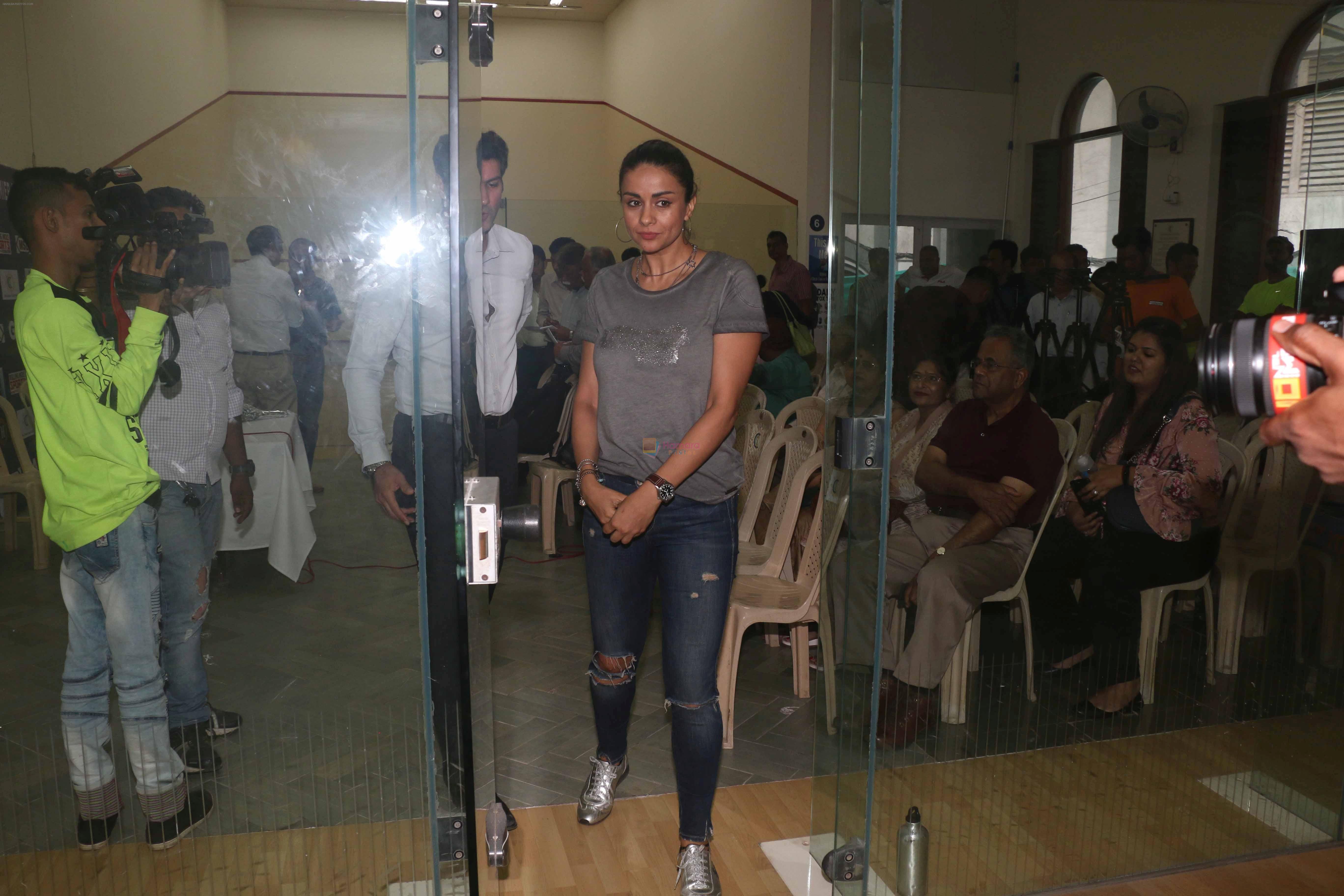 Gul Panag at Rolling Nicks Sports Foundation Indian Premier Squash League, 2018 in CCI in mumbai on 28th March 2018