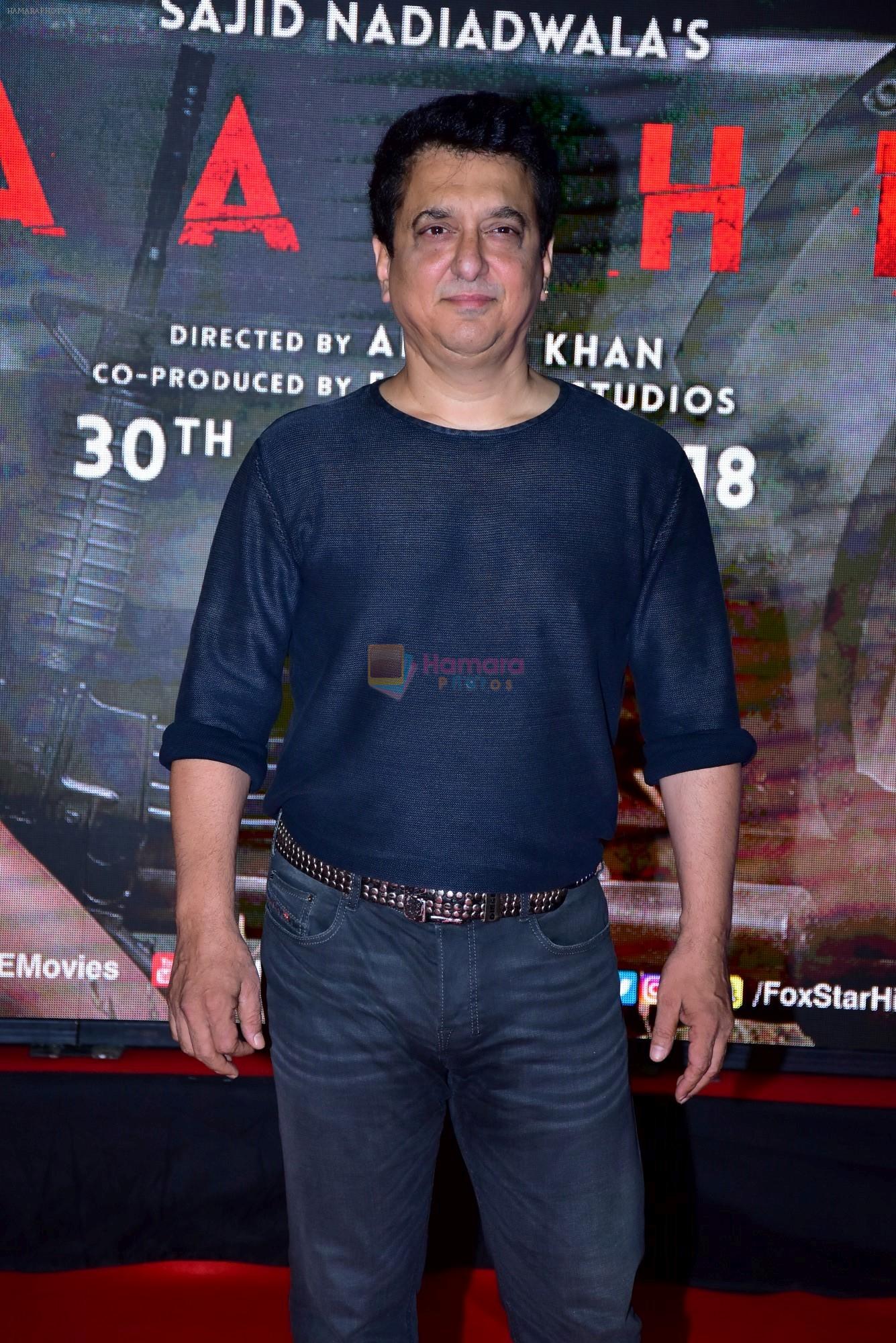 Sajid Nadiadwala at the Special Screening Of Film Baaghi 2 on 29th March 2018