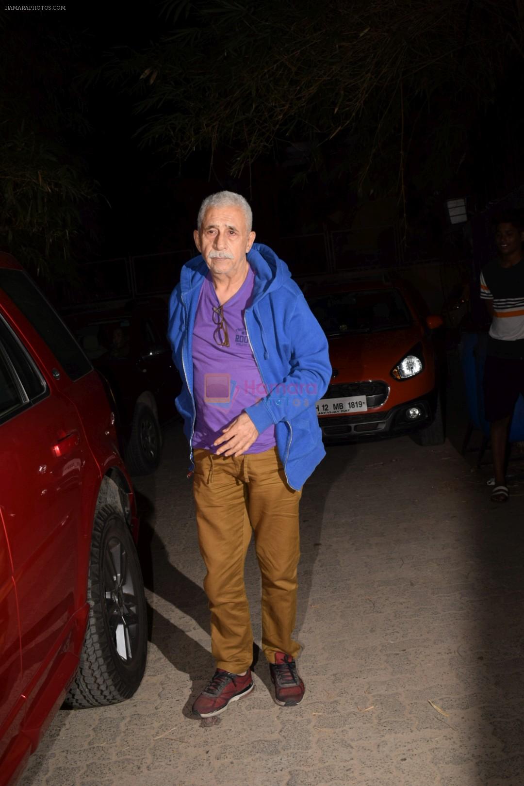Naseeruddin Shah at the Screening Of Movie Black Mail At Sunny Super Sound on 6th April 2018