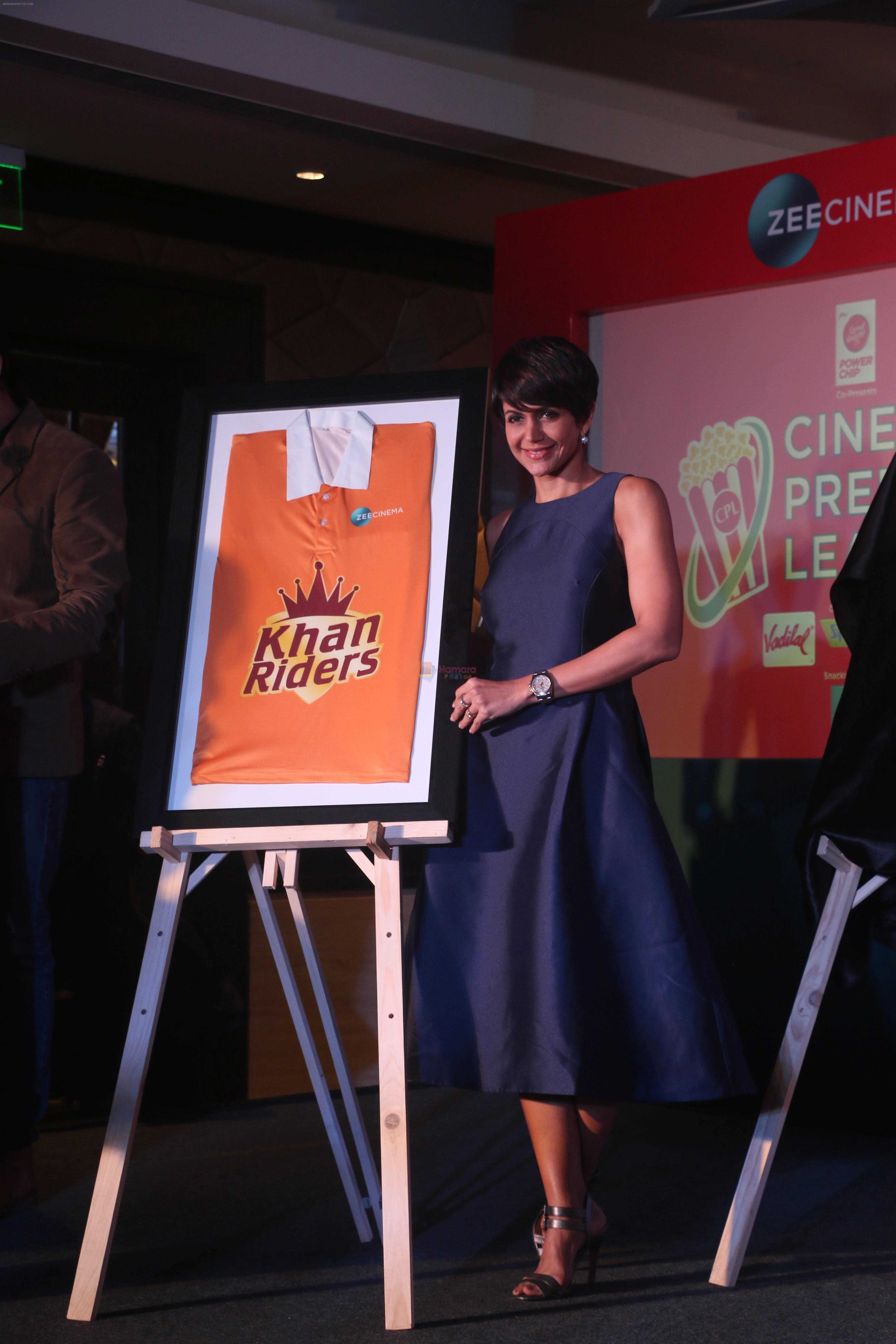 Mandira Bedi at the Launch Of Cinema Premiere League By Zee Cinema on 6th April 2018