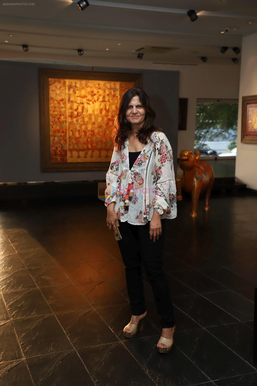 Poonam Agarwal at the inauguration of Seema Kohli Art Show What A Body Remembers on 6th April 2018