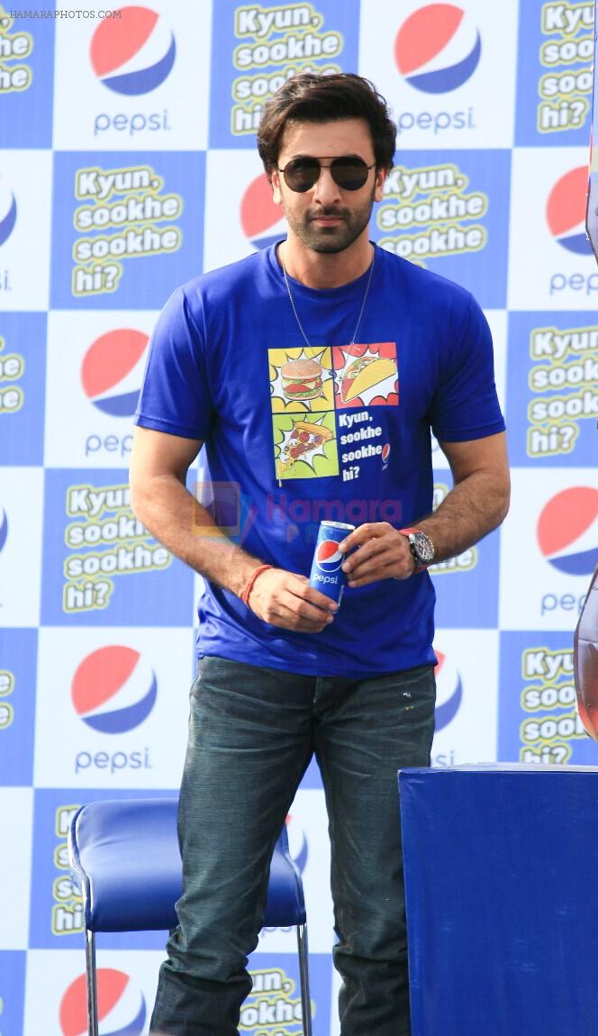 Ranbir Kapoor Launches The New Pepsi Campaign _Kyun Sookhe Sookhe Hi_ on 6th April 2018