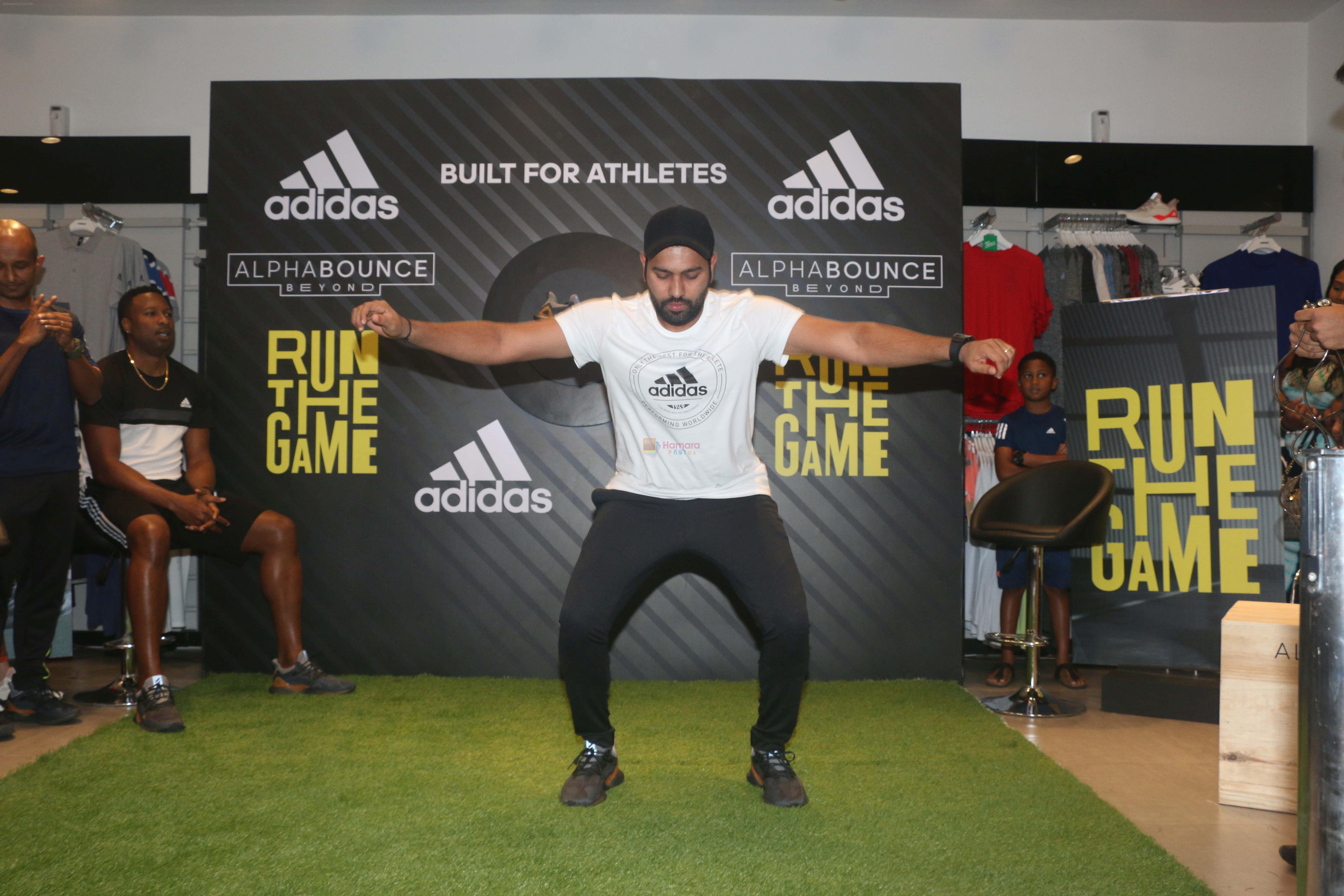 Rohit Sharma at the Launch of AlphaBounce Beyond in Highstreet Phoenix in lower parel, Mumbai on 9th April 2018