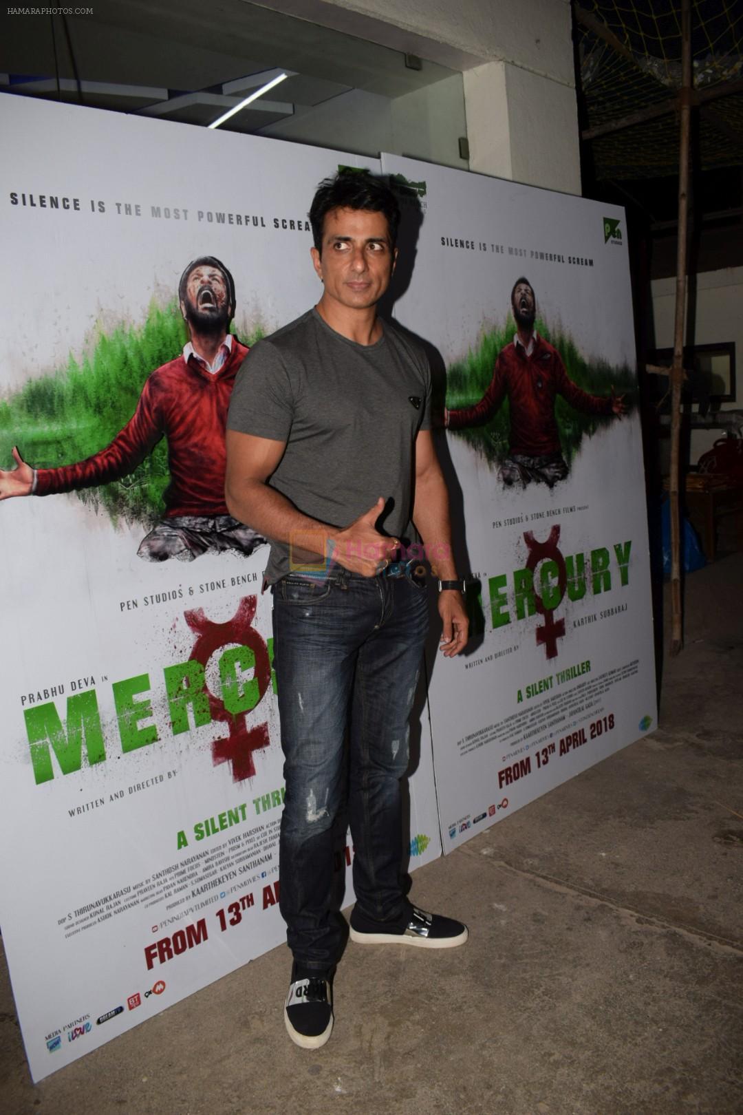 Sonu Sood at the Special Screening Of Film Mercury on 12th April 2018
