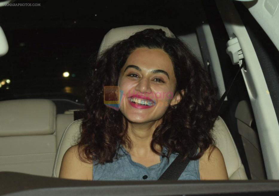 Taapsee Pannu at the Screening Of Movie October in Yash Raj on 12th April 2018