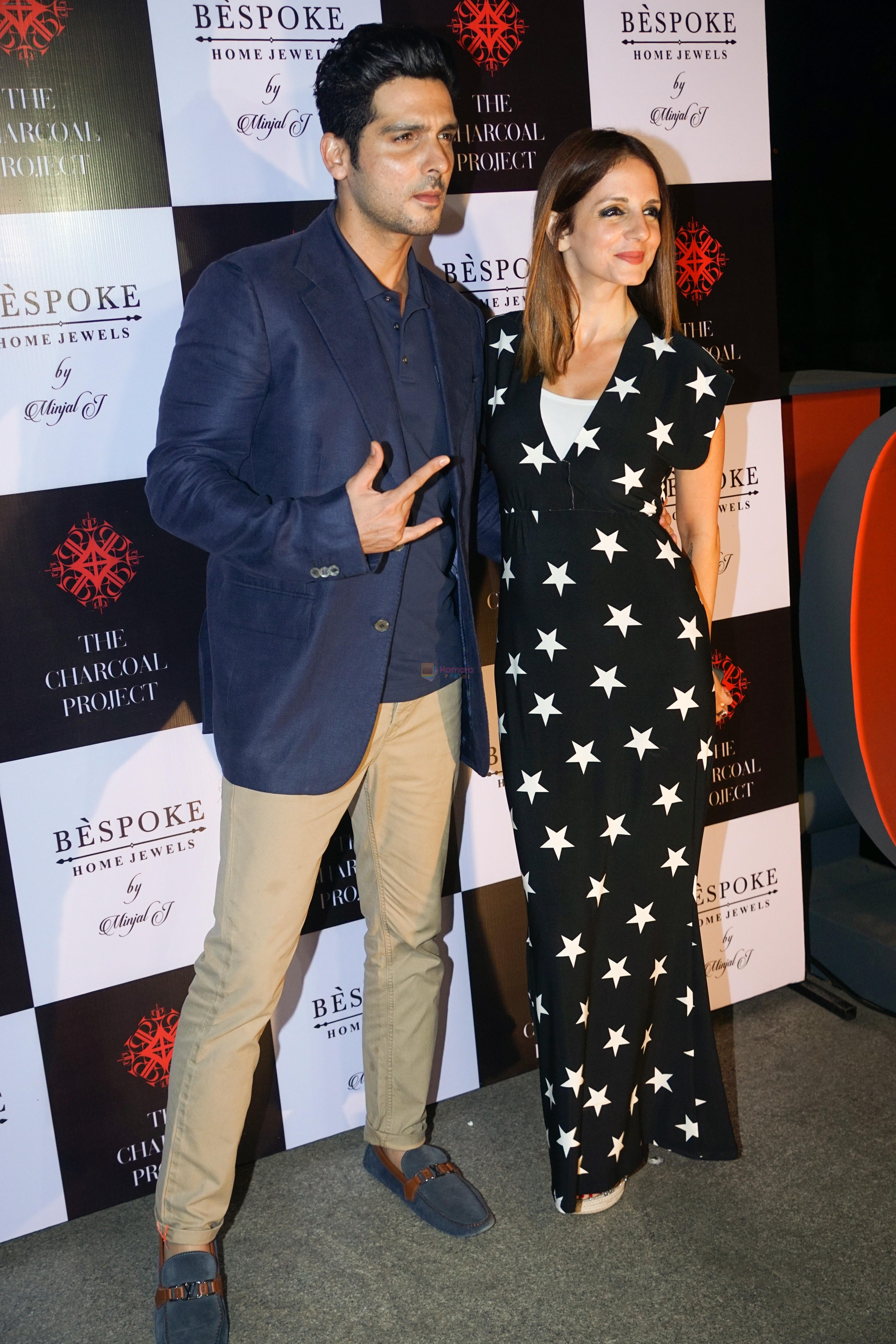 Zayed Khan, Sussanne Khan At The Launch Of Bespoke Home Jewels By Minjal Jhaveri on 13th April 2018
