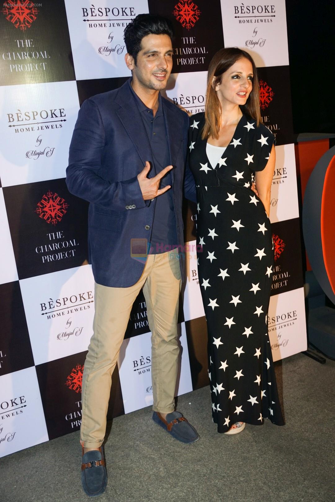 Zayed Khan, Sussanne Khan At The Launch Of Bespoke Home Jewels By Minjal Jhaveri on 13th April 2018