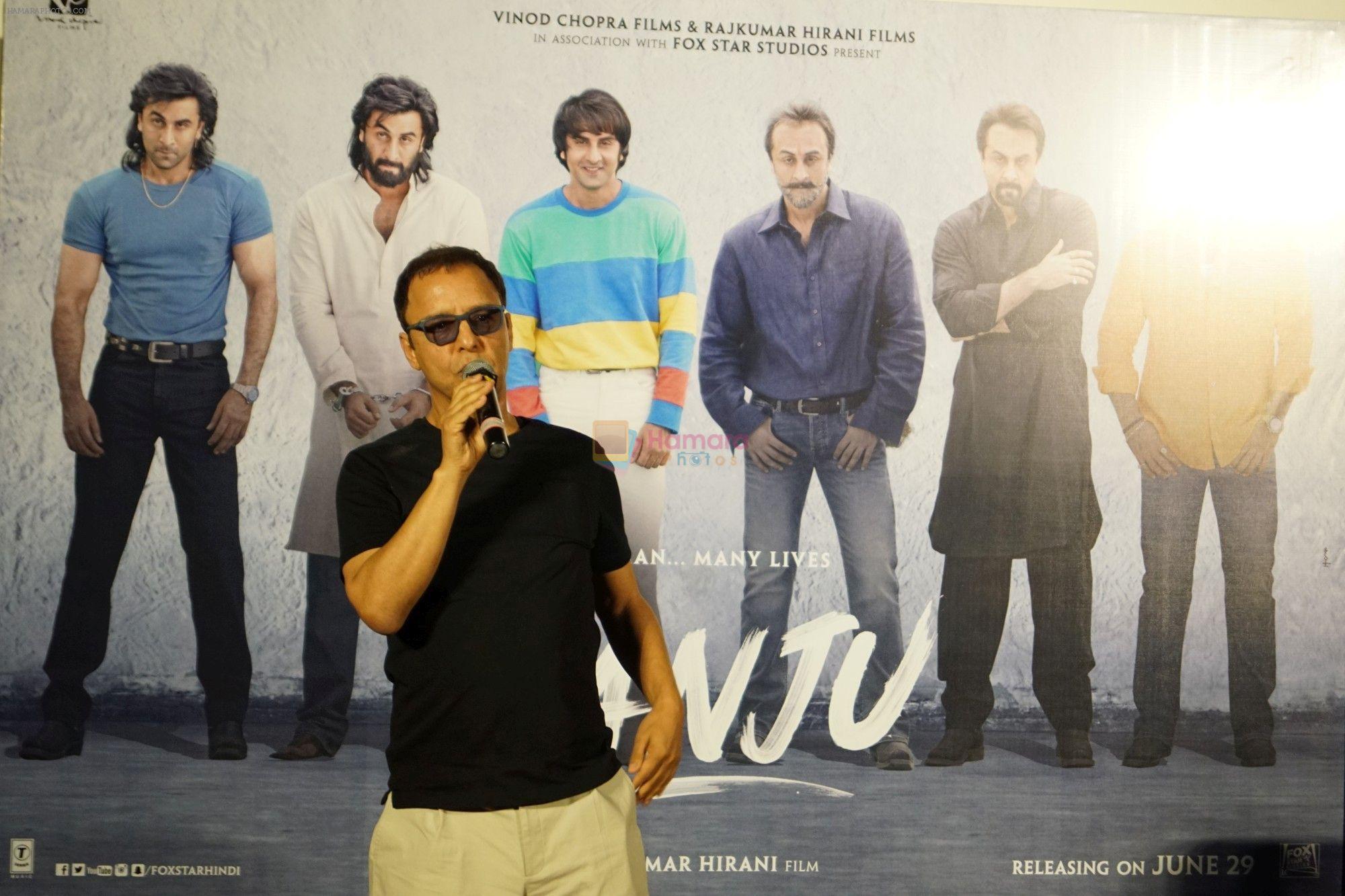 Vidhu Vinod Chopra at the Trailer Launch Of Film Sanju on 24th April 2018