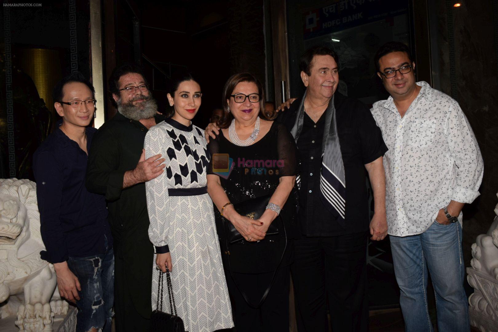 Karisma Kapoor, Babita, Randhir Kapoor Celebrate The Birthday Of Babita on 19th April 2018