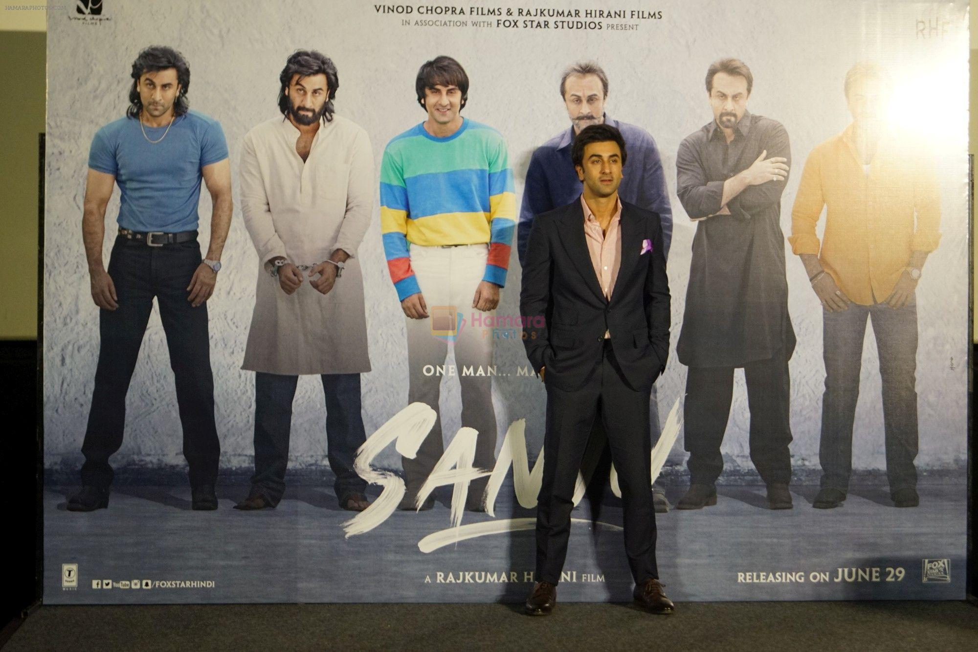 Ranbir Kapoor at the Trailer Launch Of Film Sanju on 24th April 2018