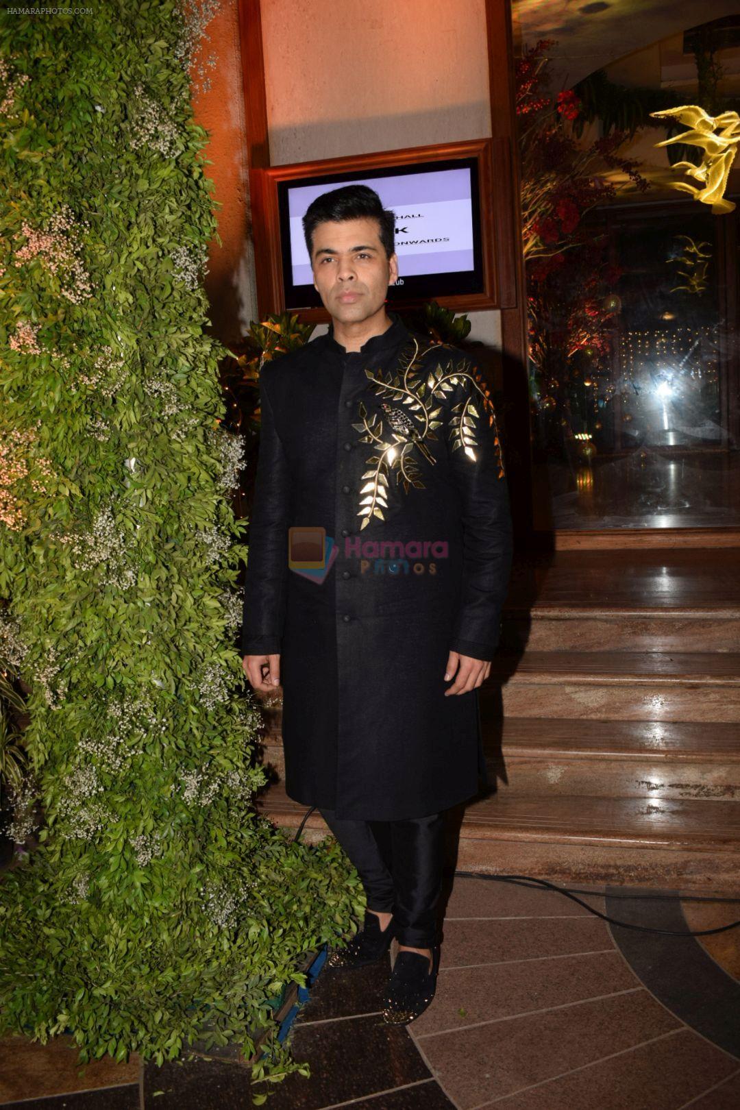 Karan Johar attend a wedding reception at The Club andheri in mumbai on 22nd April 2018